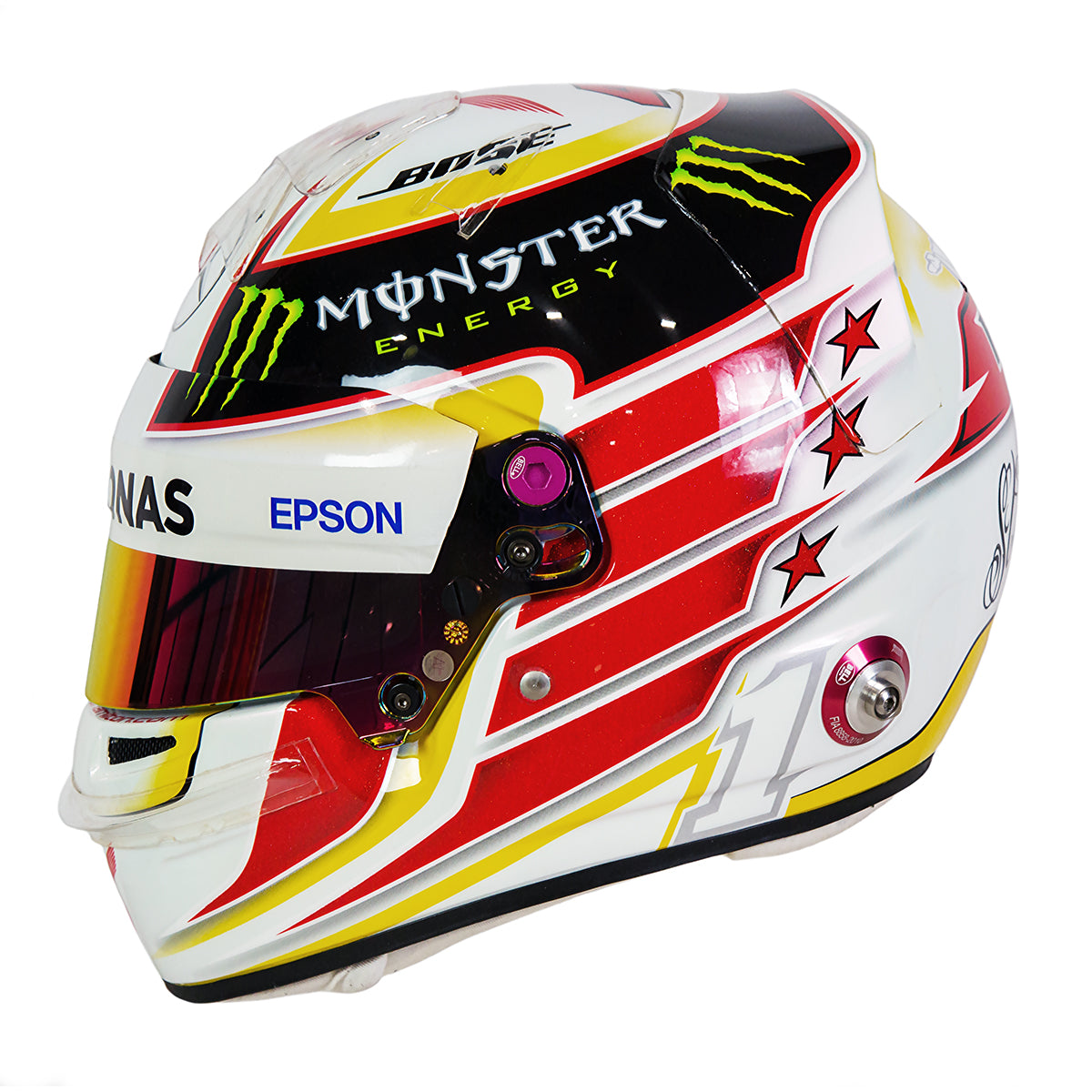 2016 Lewis Hamilton Official Limited Edition Bell Series Replica RS7 AMG Mercedes Benz F1 Helmet