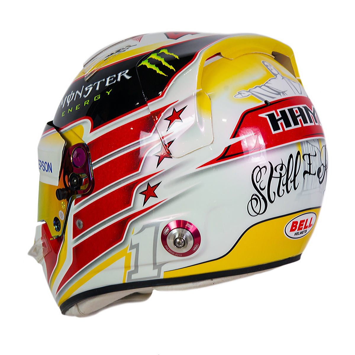 2016 Lewis Hamilton Official Limited Edition Bell Series Replica RS7 AMG Mercedes Benz F1 Helmet