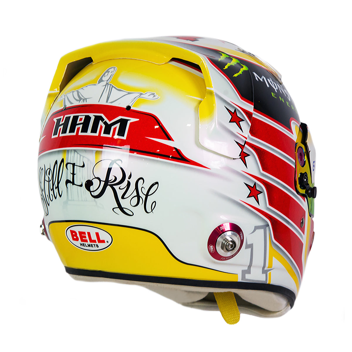 2016 Lewis Hamilton Official Limited Edition Bell Series Replica RS7 AMG Mercedes Benz F1 Helmet