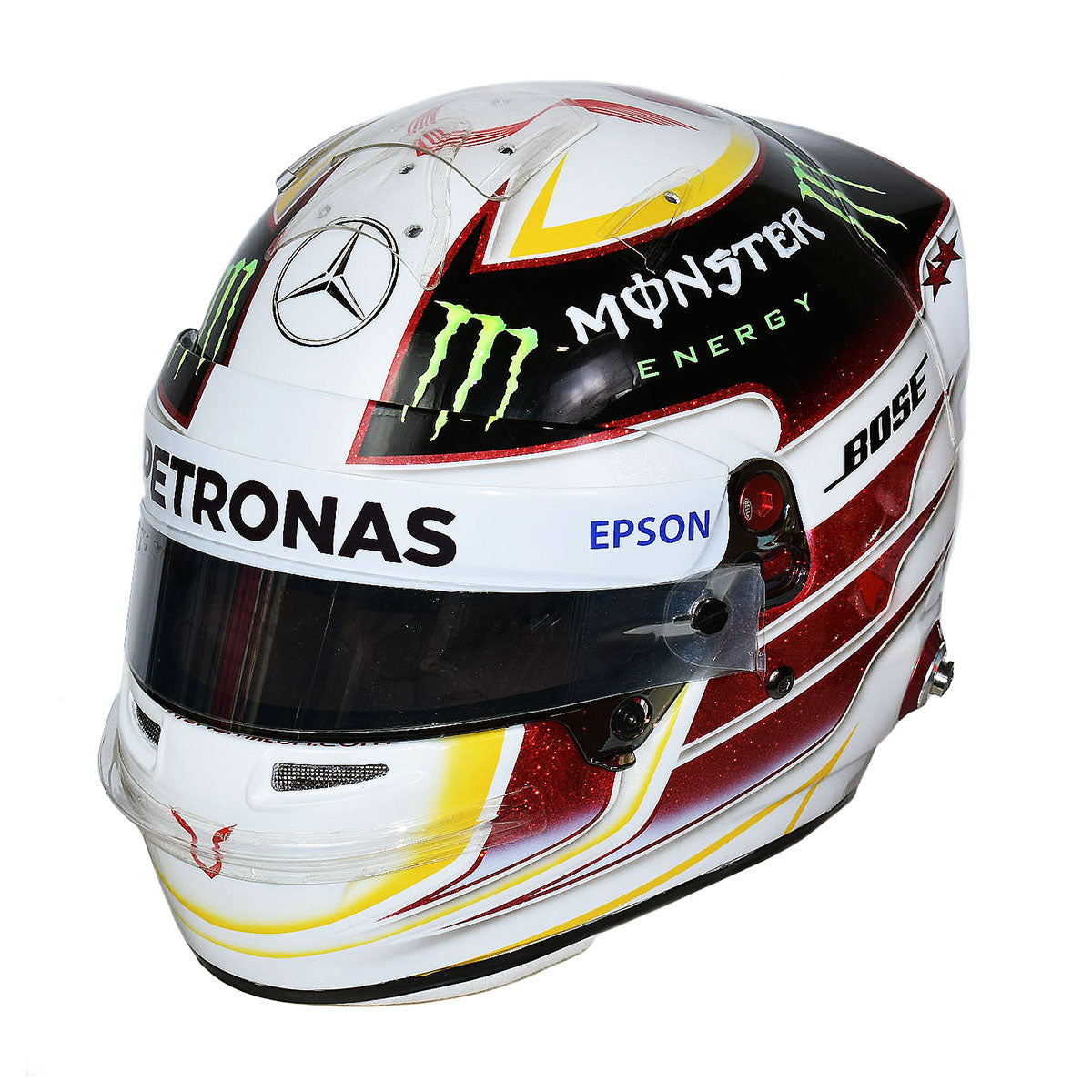 2016 Lewis Hamilton Official Limited Edition Bell Series Replica RS7 AMG Mercedes Benz F1 Helmet