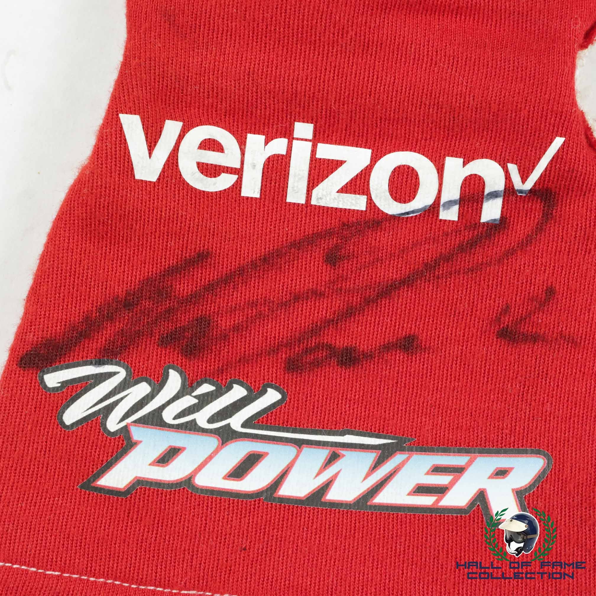 2016 Will Power Signed Race Used Team Penske IndyCar Gloves