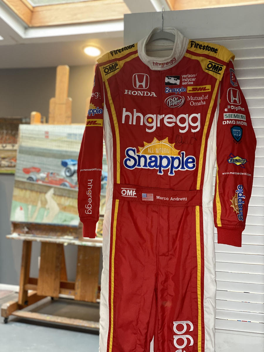 2016 Marco Andretti Signed Race Used Andretti Autosport IndyCar Suit