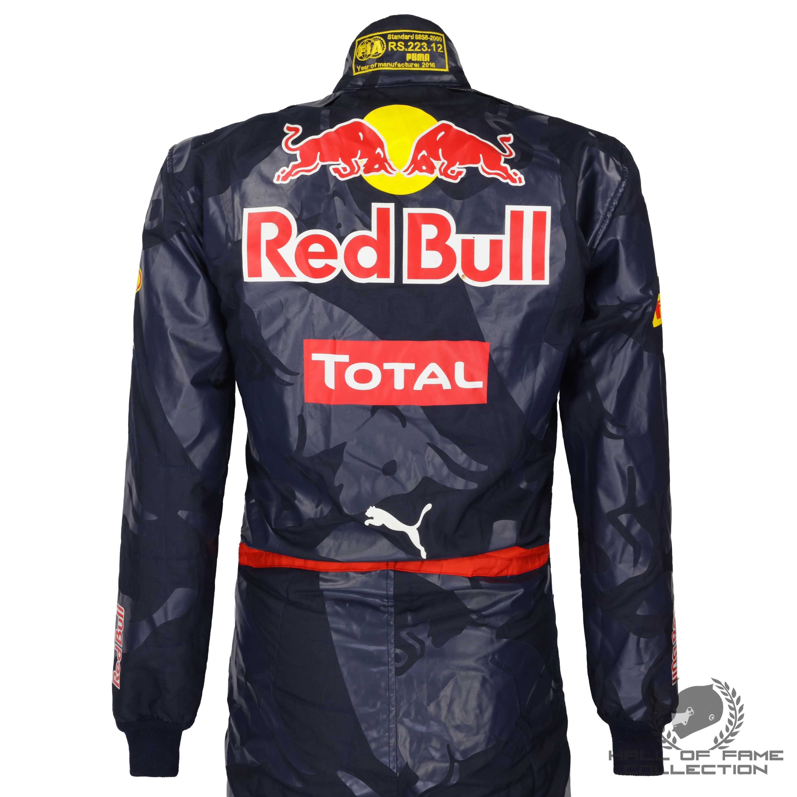2016 Daniel Ricciardo Original Used Red Bull Racing F1 Suit