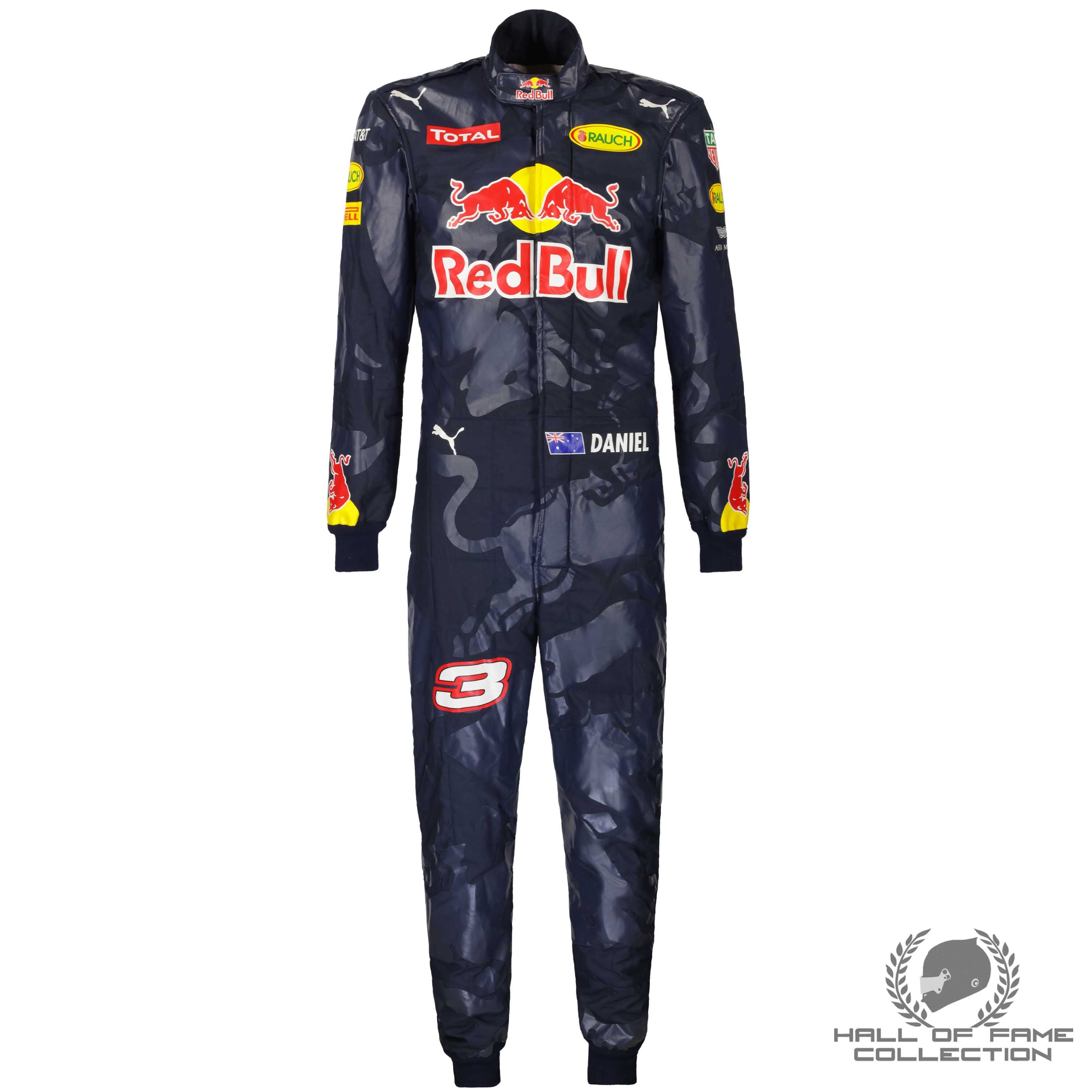 2016 Daniel Ricciardo Original Used Red Bull Racing F1 Suit
