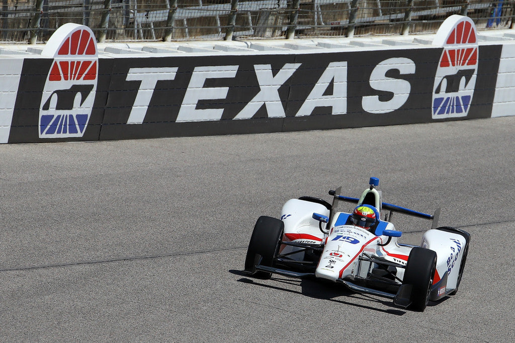 2016 Gabby Chaves Signed Race Used Texas Bell HP7 IndyCar Helmet