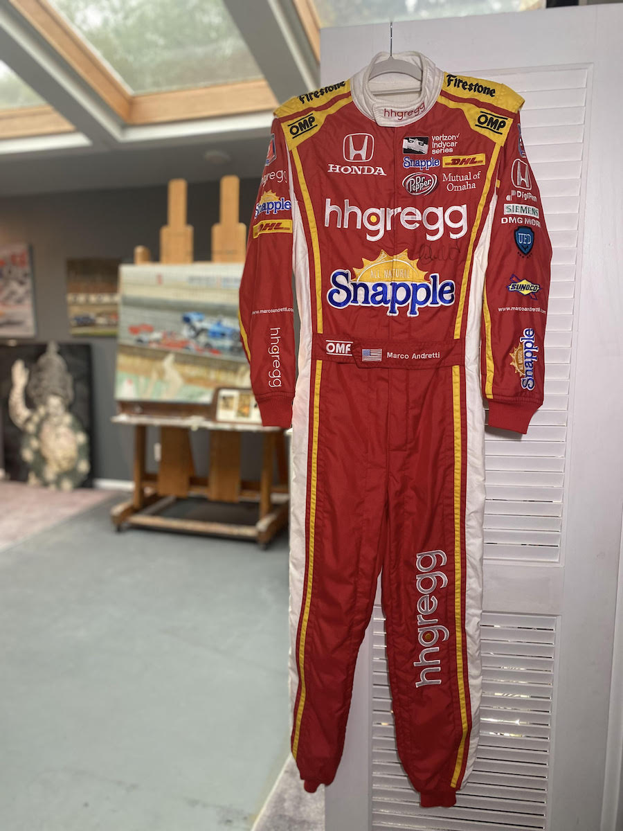 2016 Marco Andretti Signed Race Used Andretti Autosport IndyCar Suit