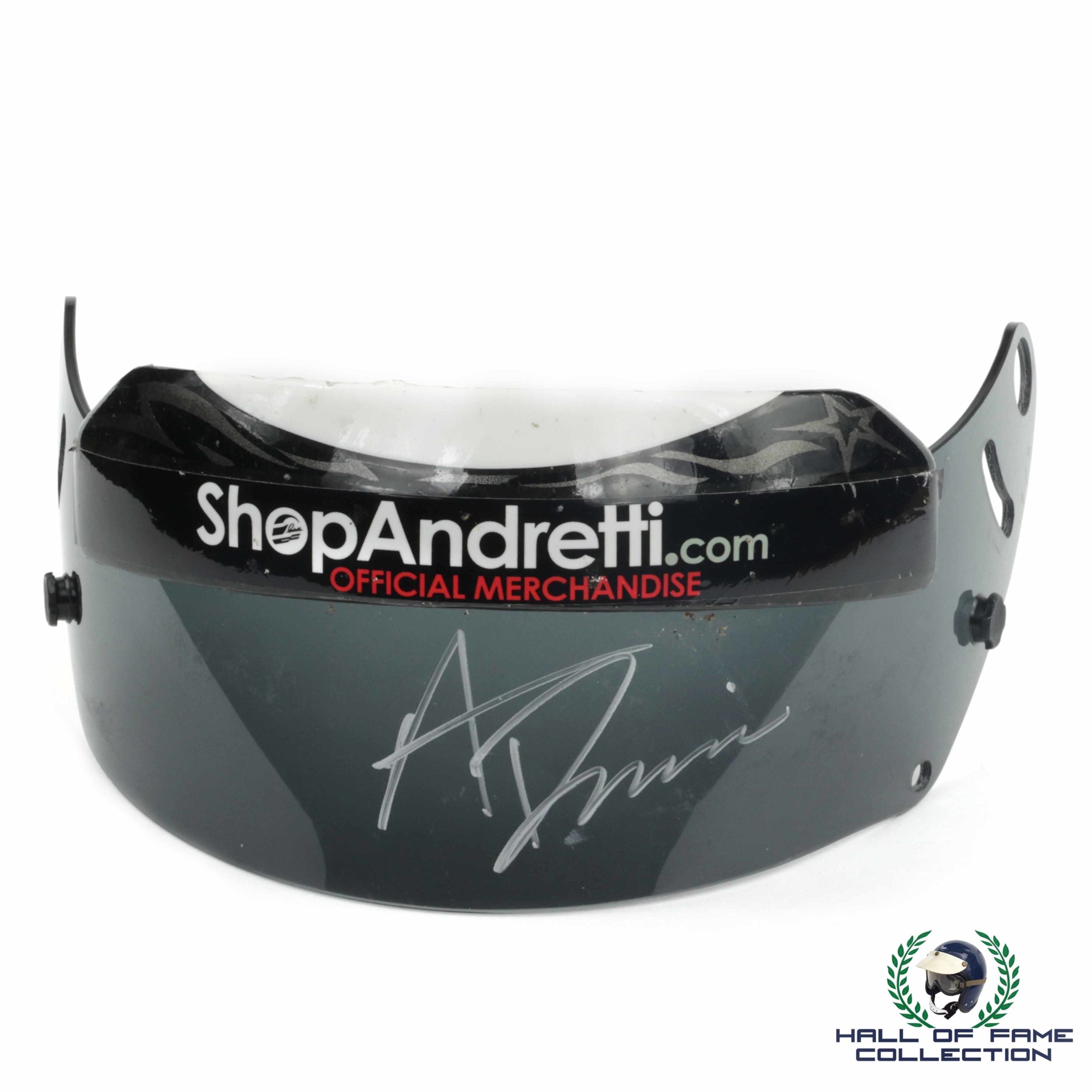 2017 Alexander Rossi Signed Race Used Andretti Herta Autosport IndyCar Visor