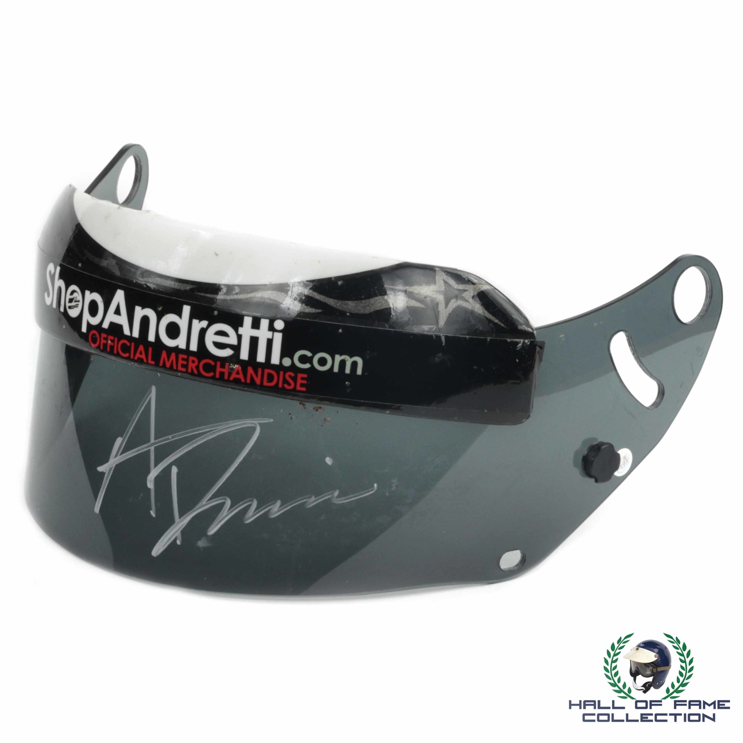 2017 Alexander Rossi Signed Race Used Andretti Herta Autosport IndyCar Visor