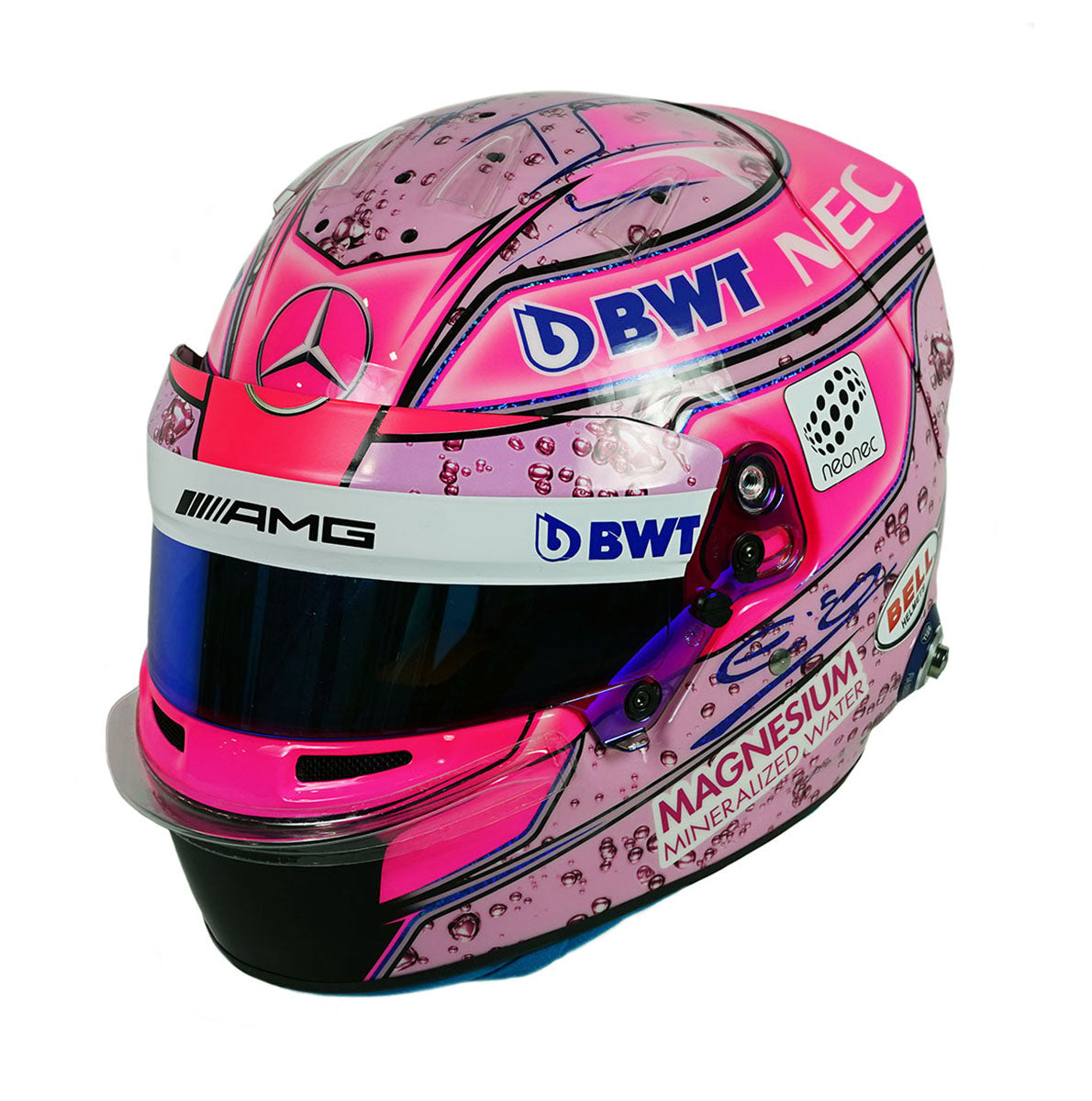 2017 Esteban Ocon Force India Original Unused Bell HP7 F1 Helmet