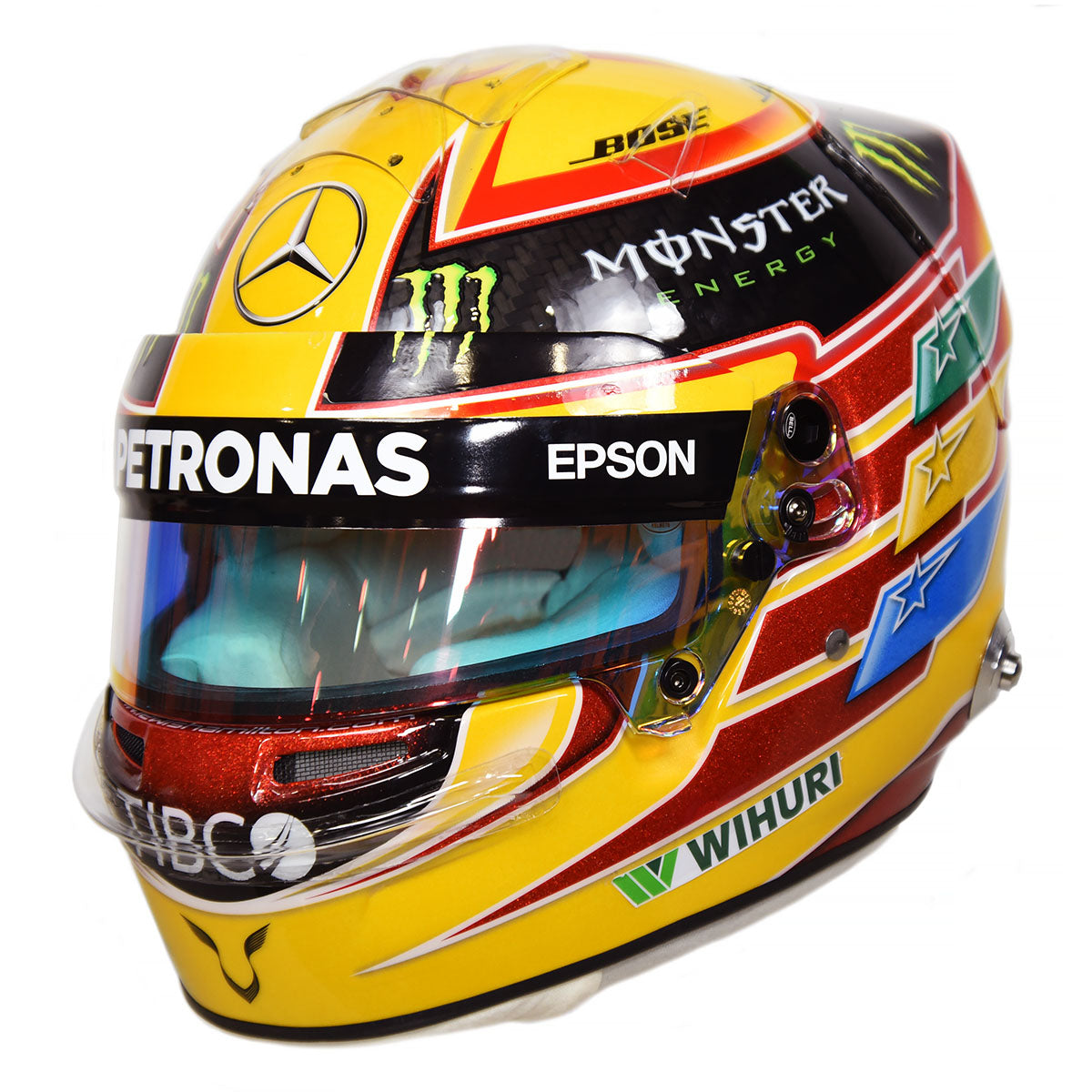 2017 Lewis Hamilton Official Limited Edition Bell Series Replica RS7 AMG Mercedes Benz F1 Helmet