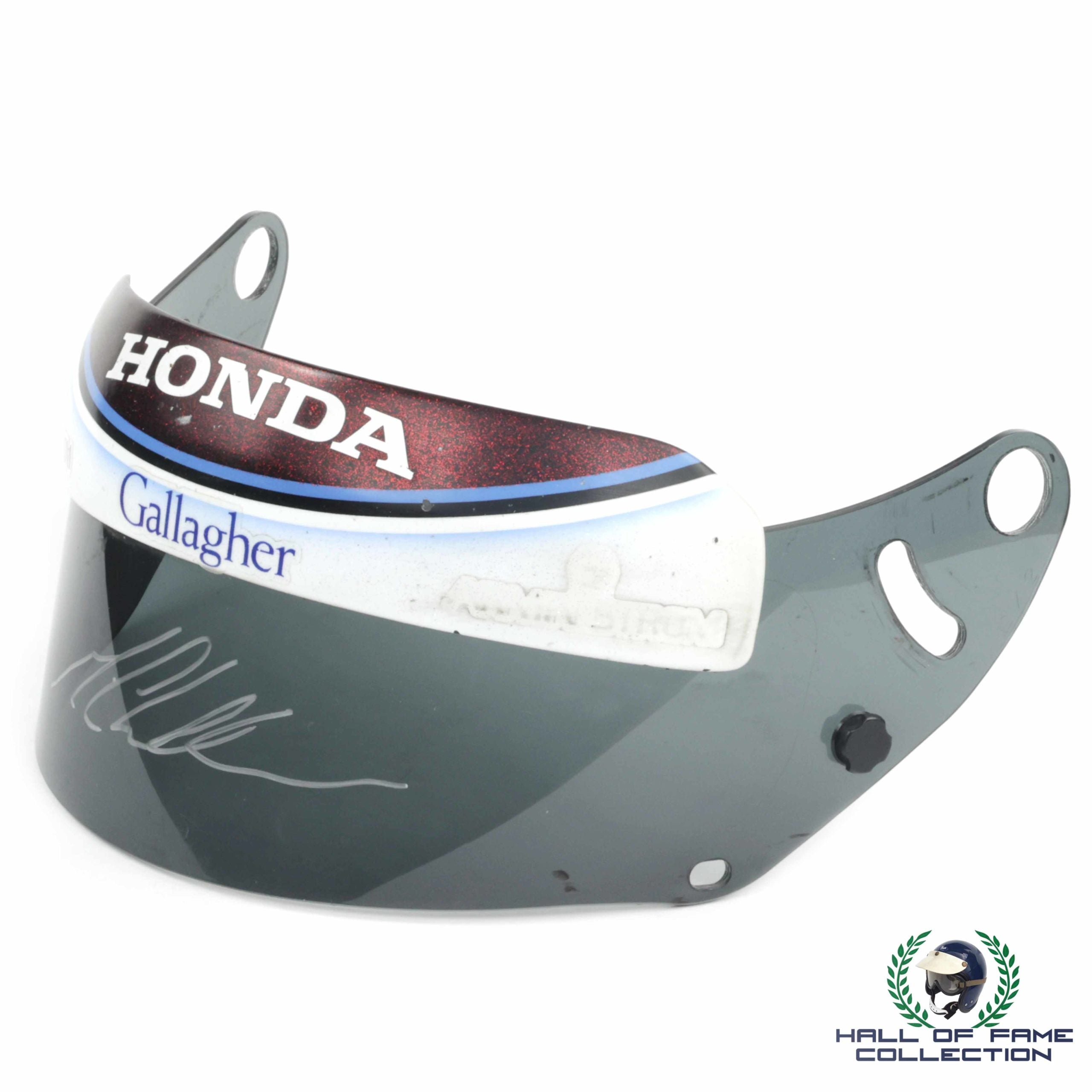 2017 Max Chilton Signed Race Used Chip Ganassi Racing IndyCar Visor