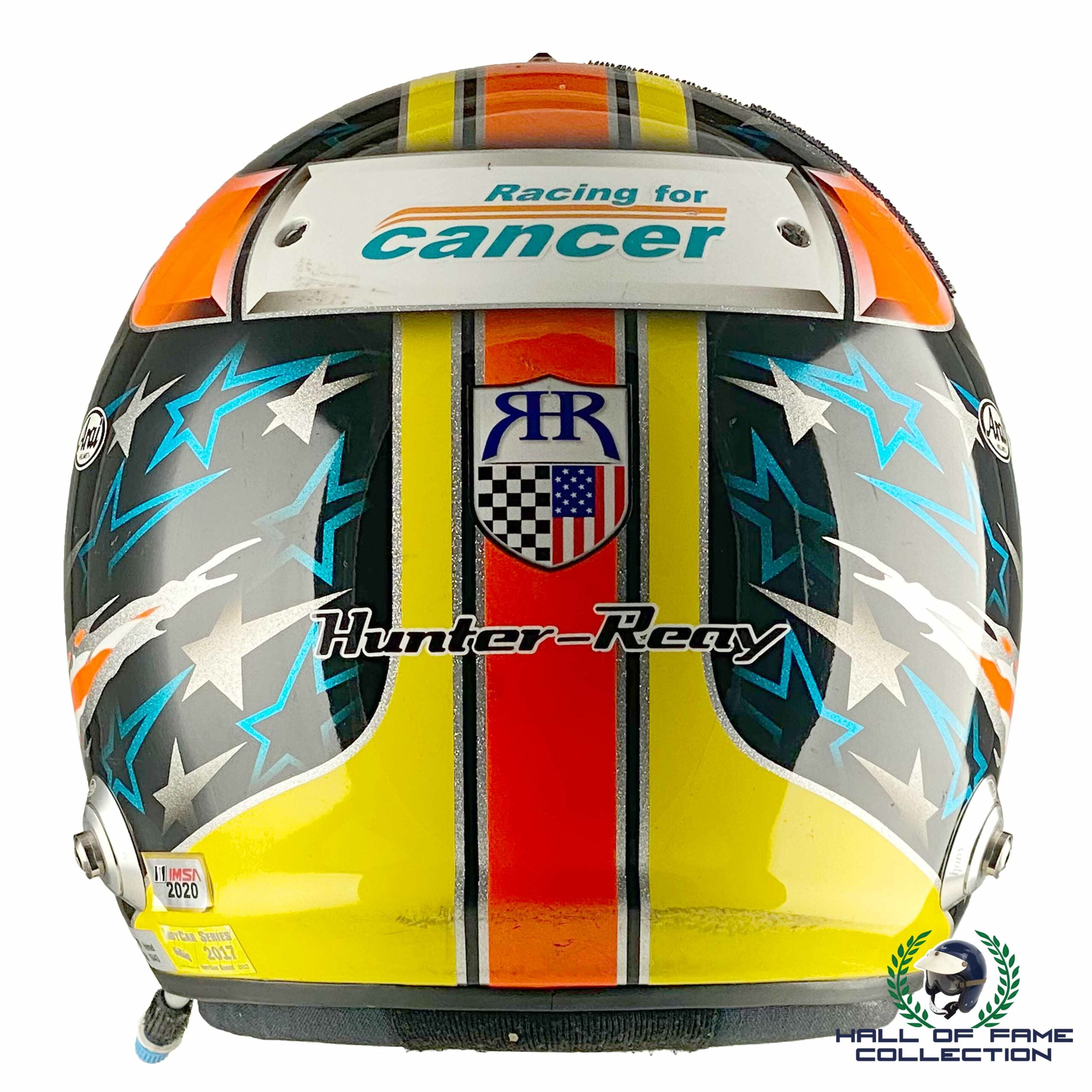 2017 Ryan Hunter-Reay Signed Race Used Andretti Autosport IndyCar Helmet