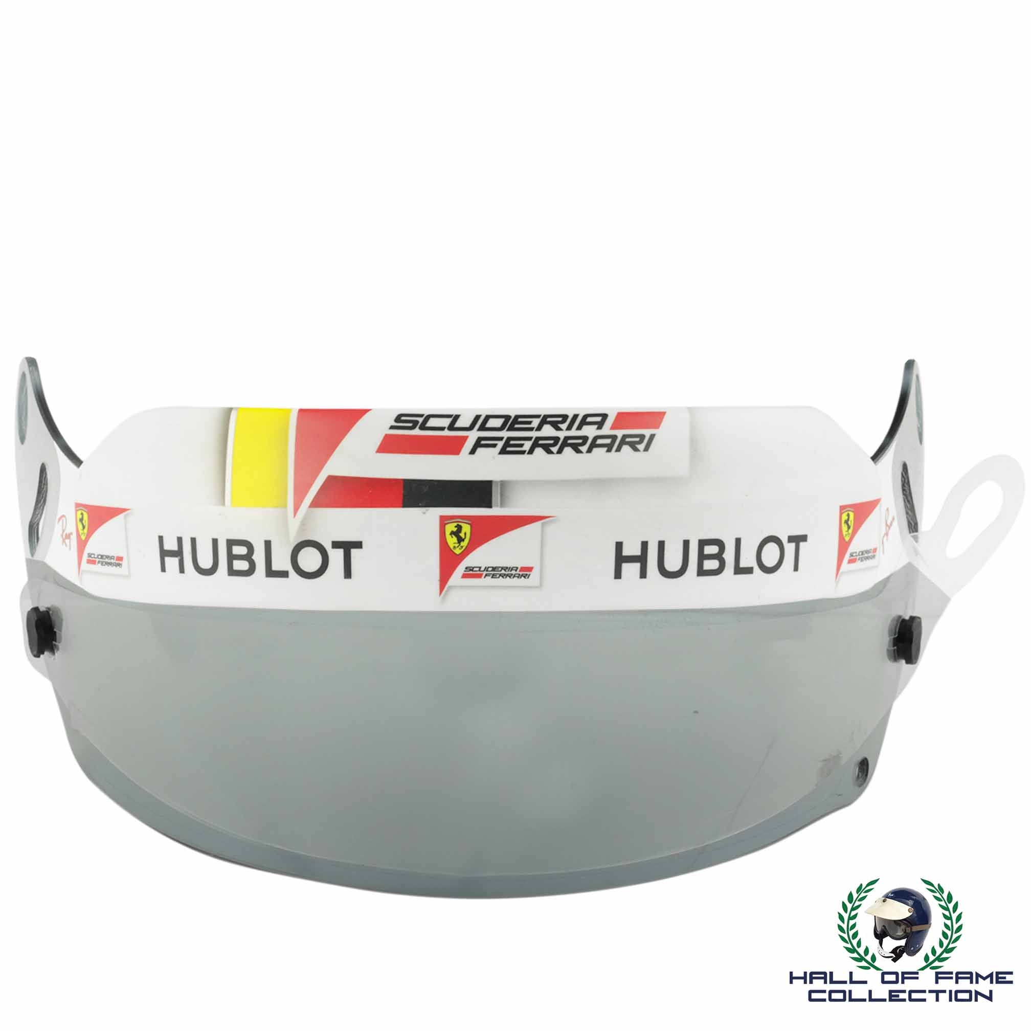 2017 Sebastian Vettel Race Used Scuderia Ferrari Arai F1 Helmet Visor