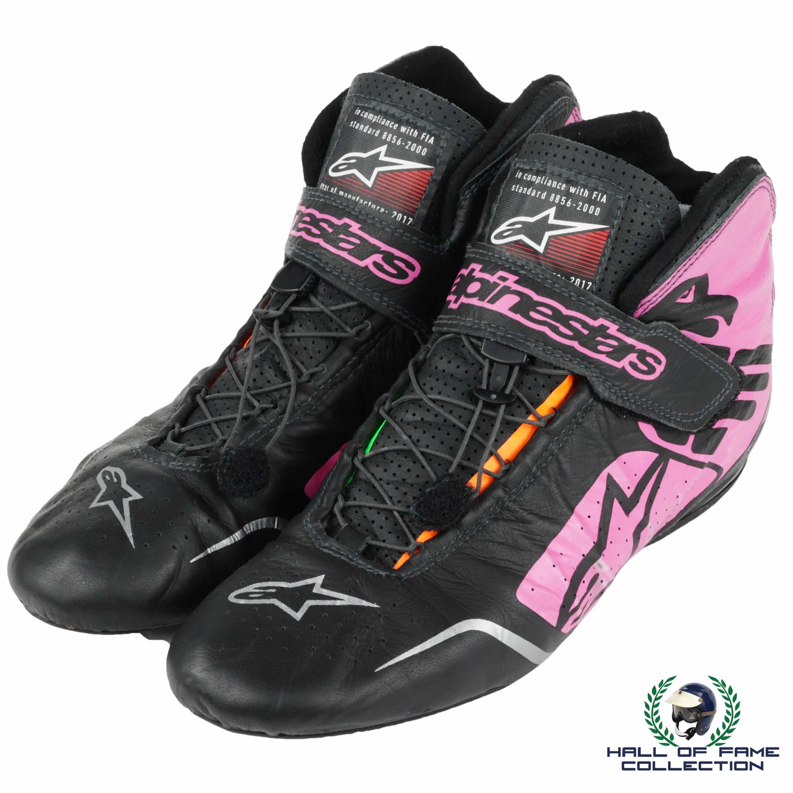 2017 Sergio Perez Race Used Force India Alpinestars F1 Boots