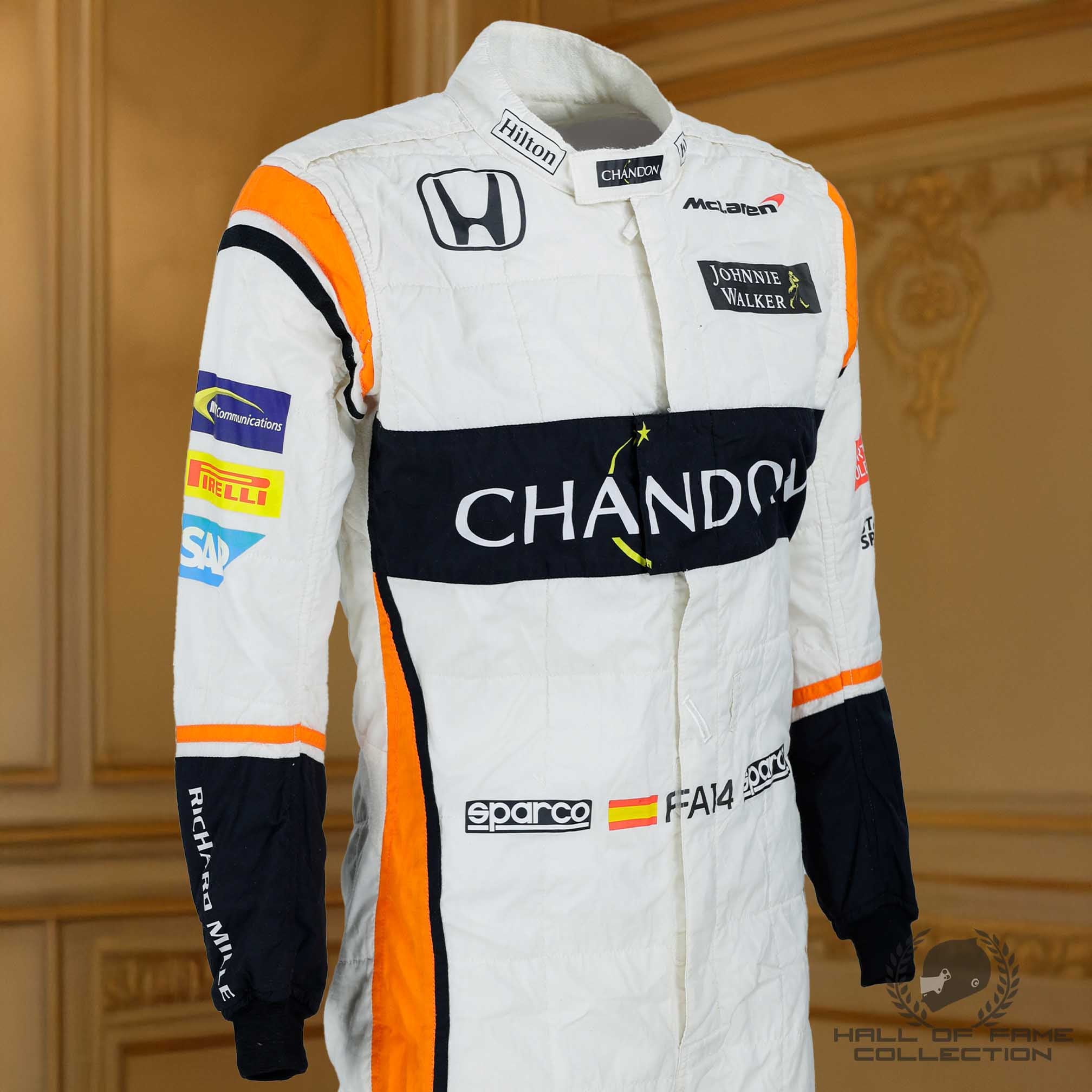 2017 Fernando Alonso Spanish Grand Prix Used Mclaren F1 Suit