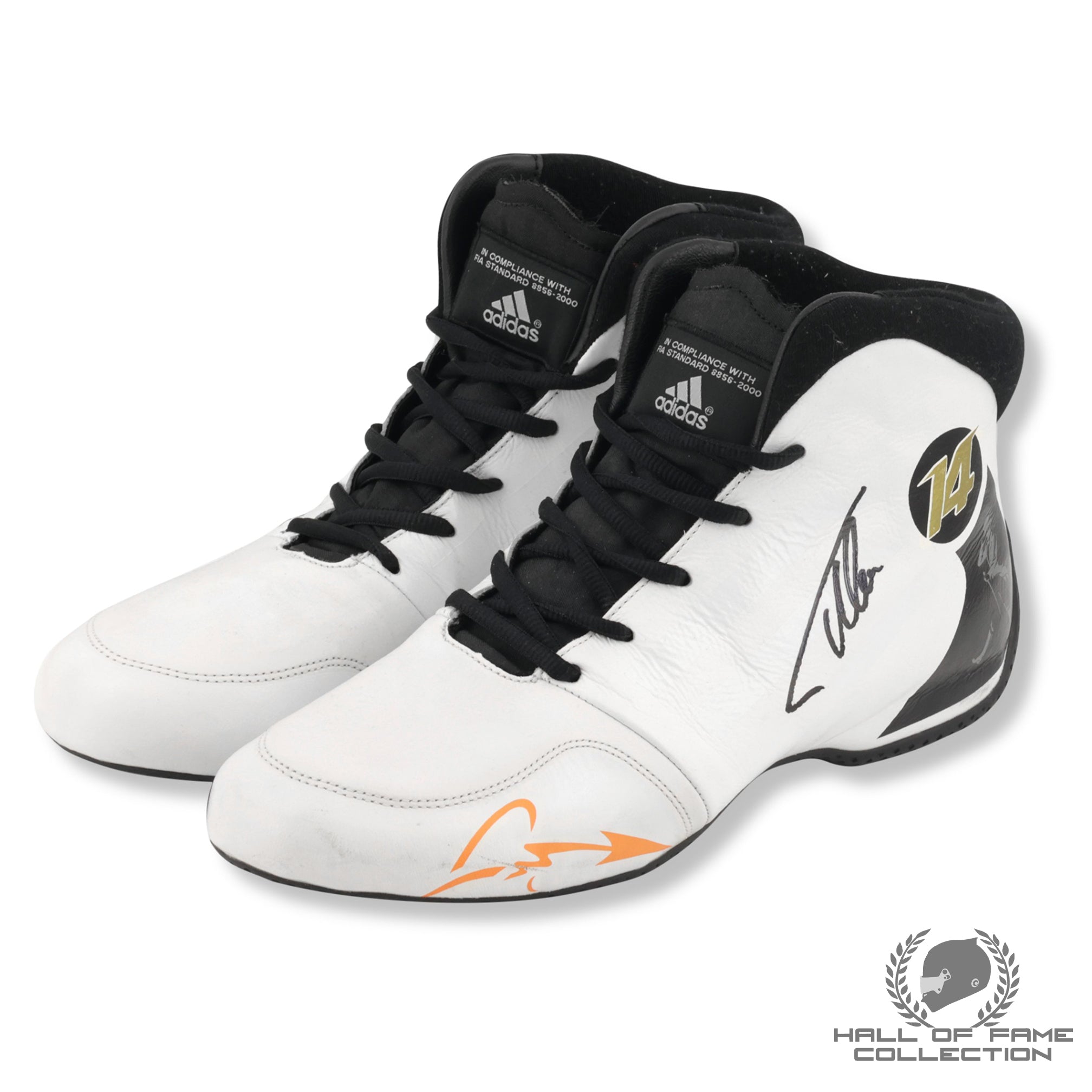 2017 Fernando Alonso Signed Race Used McLaren F1 Boots