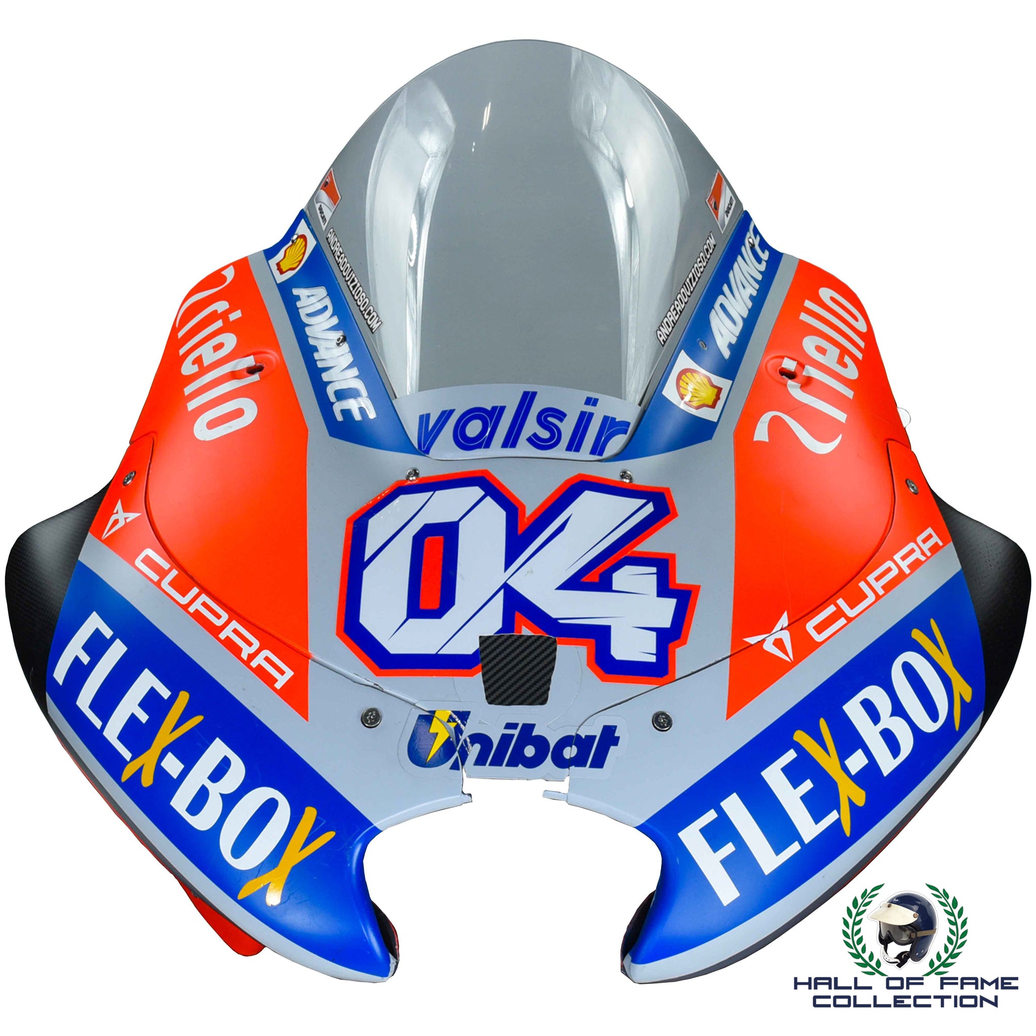 2018 Andrea Dovizioso Race Used Ducati GP18 MotoGP Front Fairing