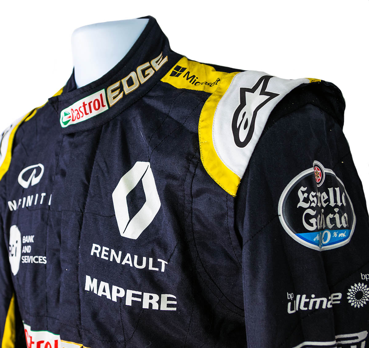 2018 Carlos Sainz Race Used Renault F1 Suit