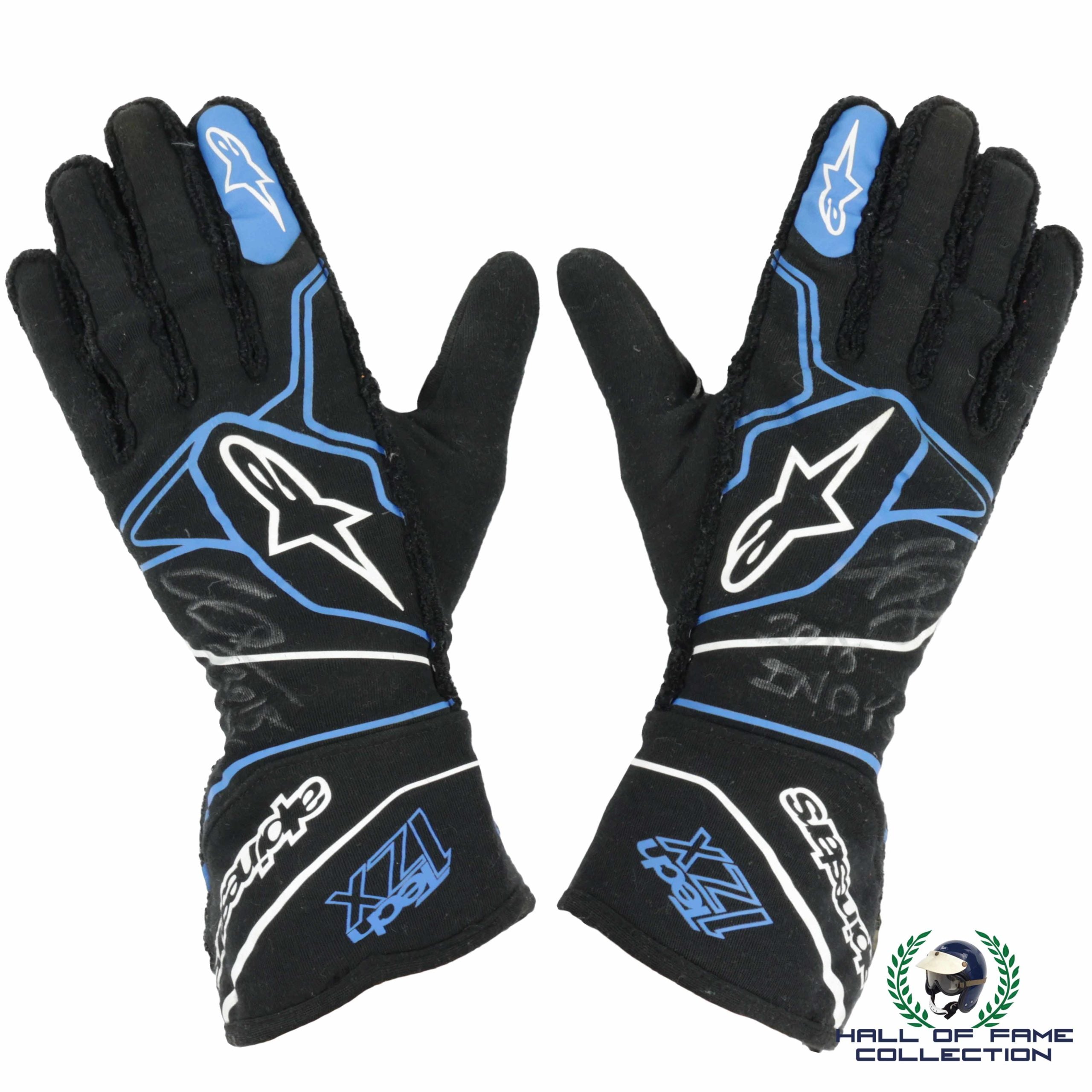 2018 Conor Daly Signed Indy 500 Used US Air Force Alpinestars IndyCar Gloves
