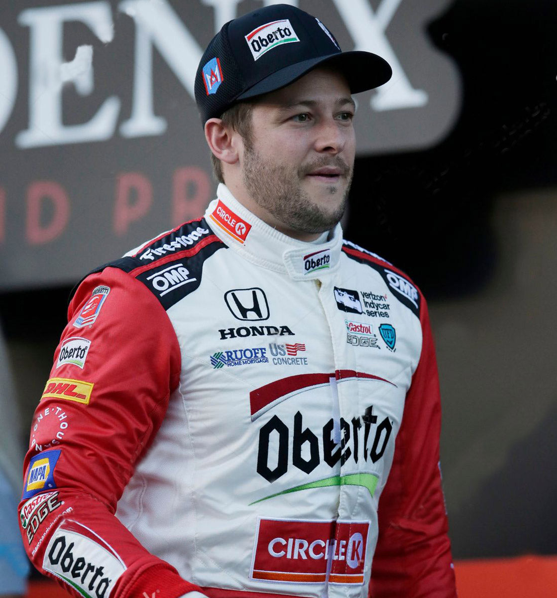 2018 Marco Andretti Signed Race Used Phoenix "Mario Tribute" IndyCar Helmet