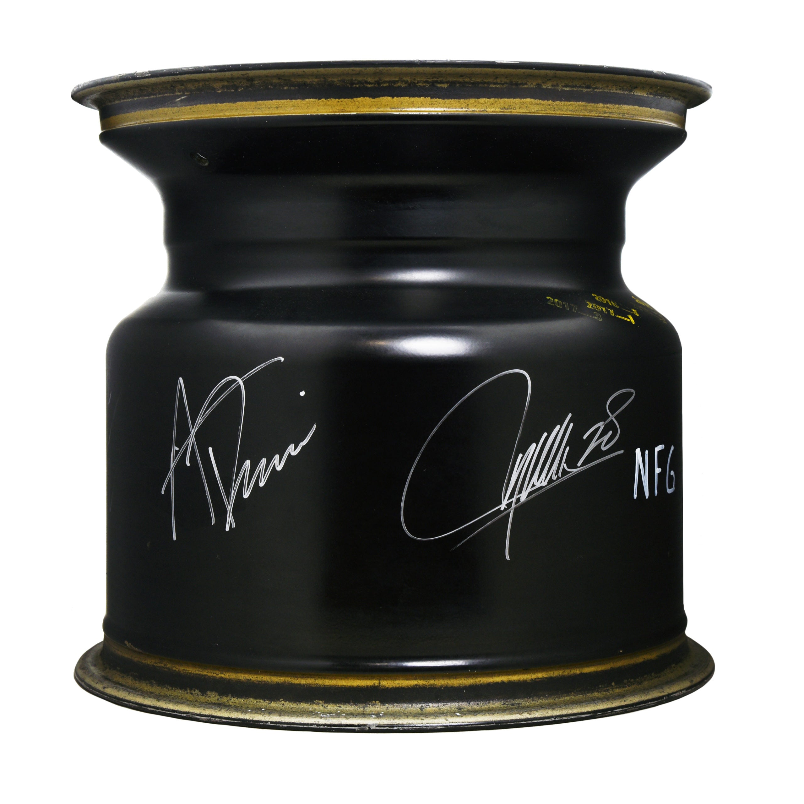 2018 Andretti / Hunter Reay / Rossi / Veach Signed Race Used Andretti Autosport IndyCar Wheel Rim