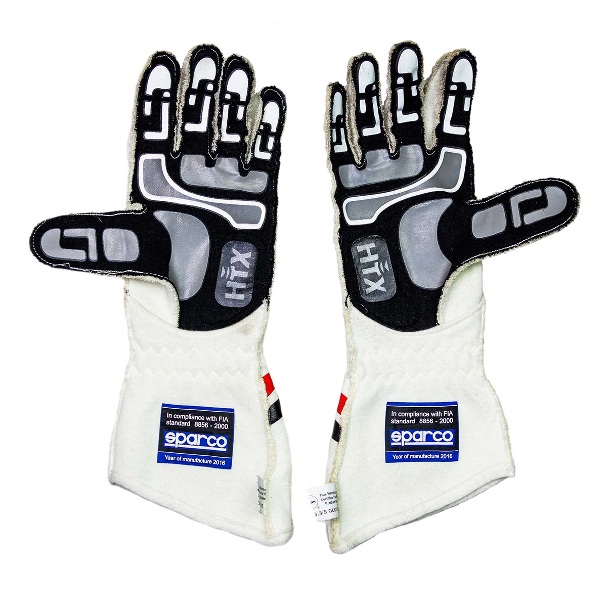 2018 Sebastien Bourdais Signed Race Used Ganassi Ford GT Rolex 24 Hour Gloves