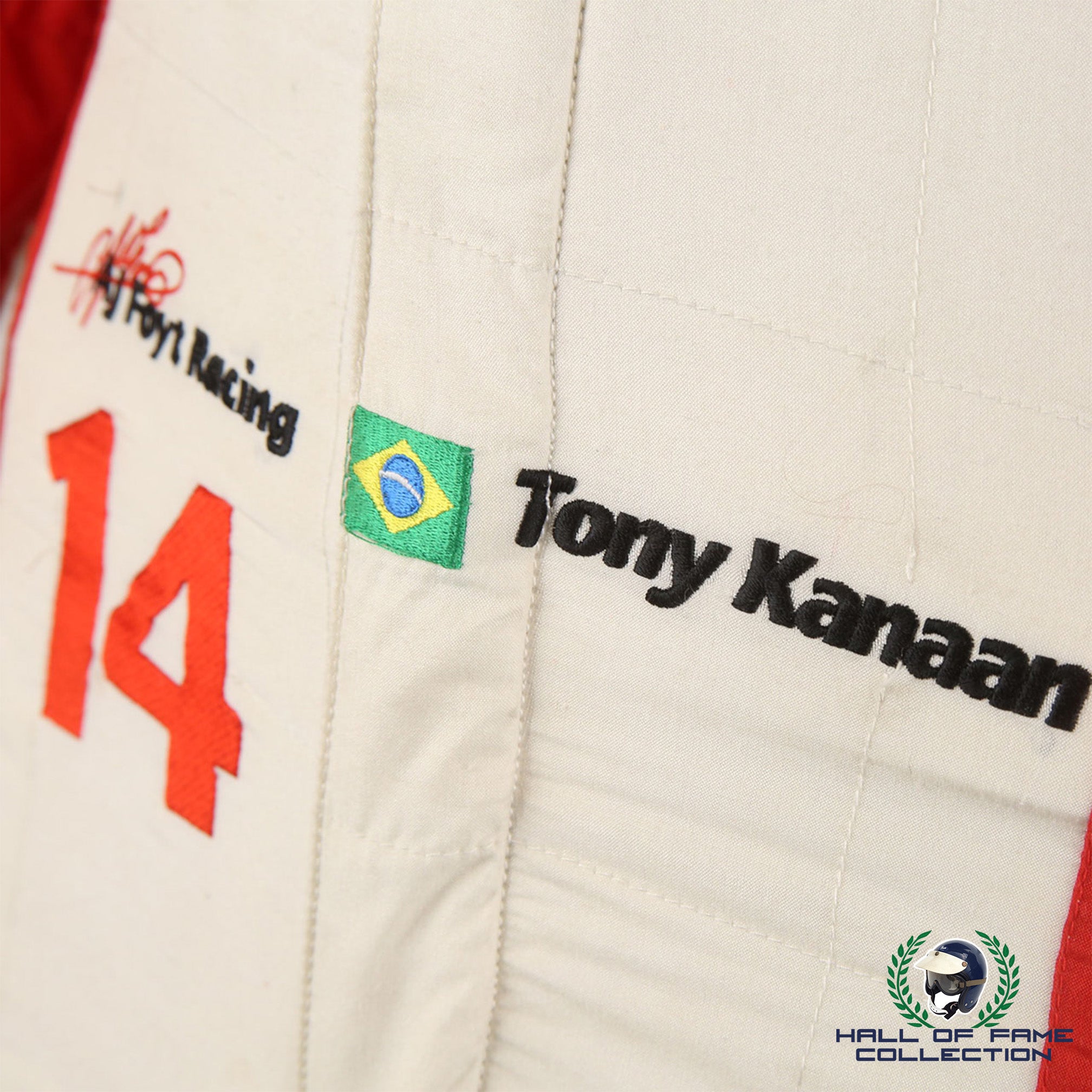 2018 Tony Kanaan Race Used AJ Foyt Racing IndyCar Suit