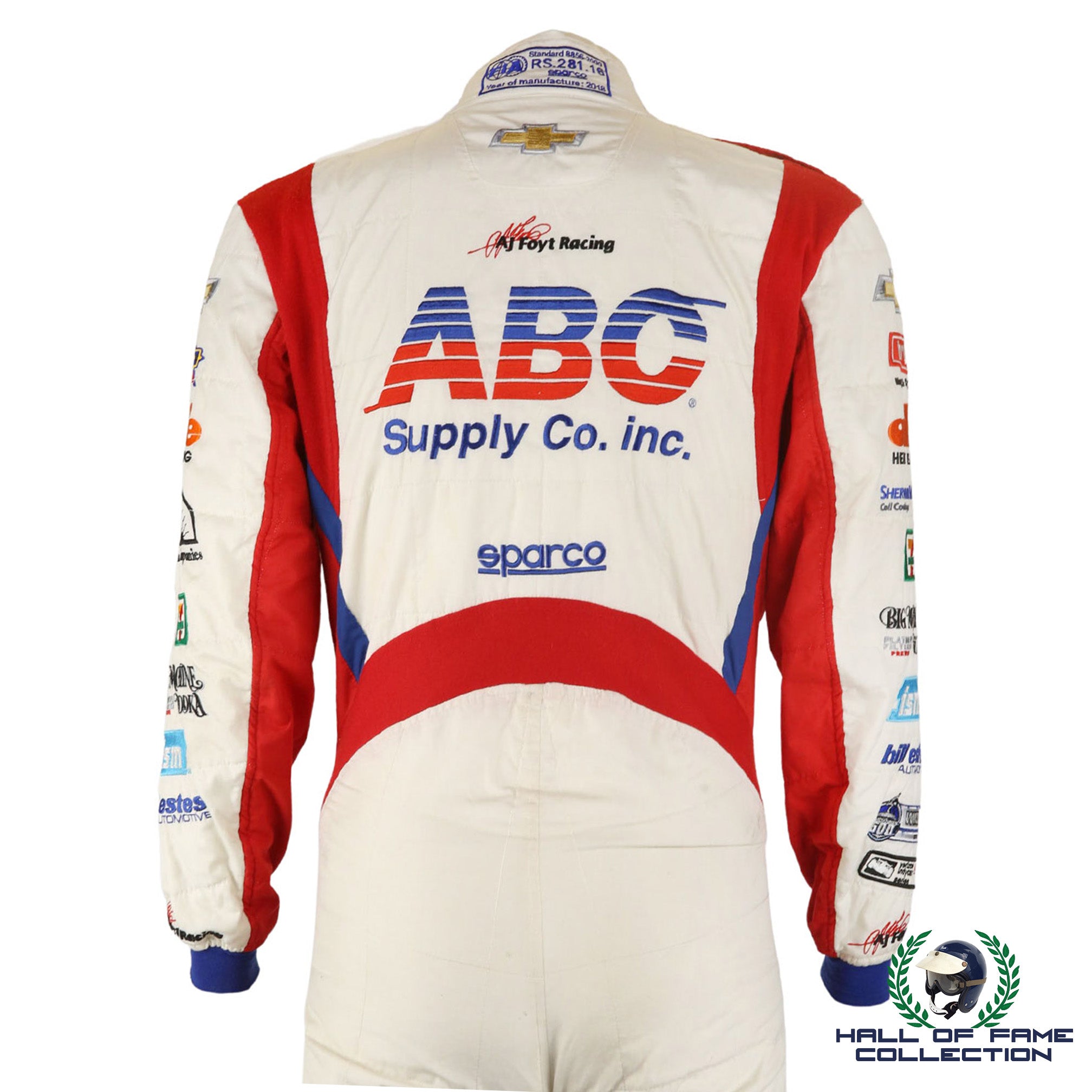 2018 Tony Kanaan Race Used AJ Foyt Racing IndyCar Suit