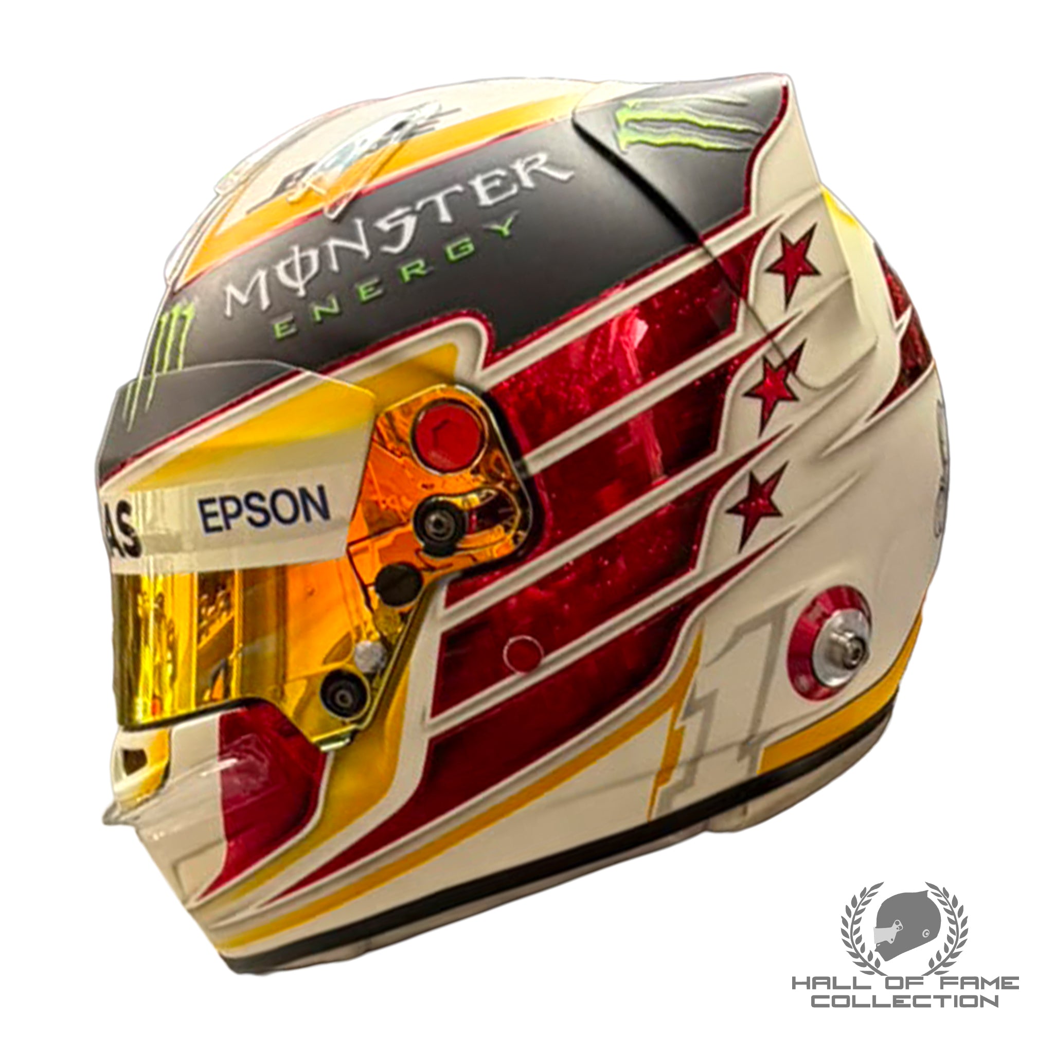 2016 Lewis Hamilton Signed Monaco GP Win Replica Mercedes F1 Helmet