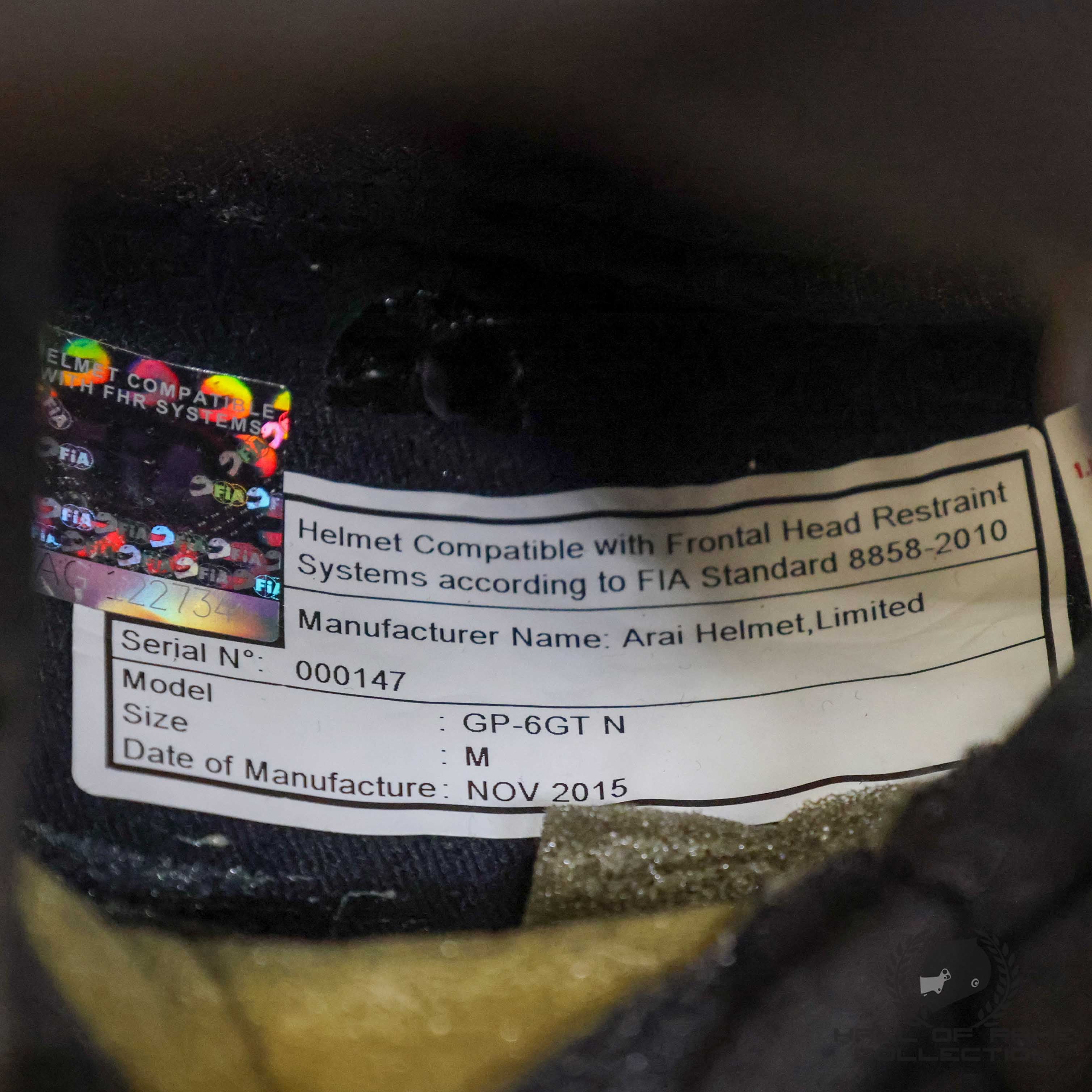 2018 Max Verstappen Signed Red Bull Racing Replica F1 Helmet