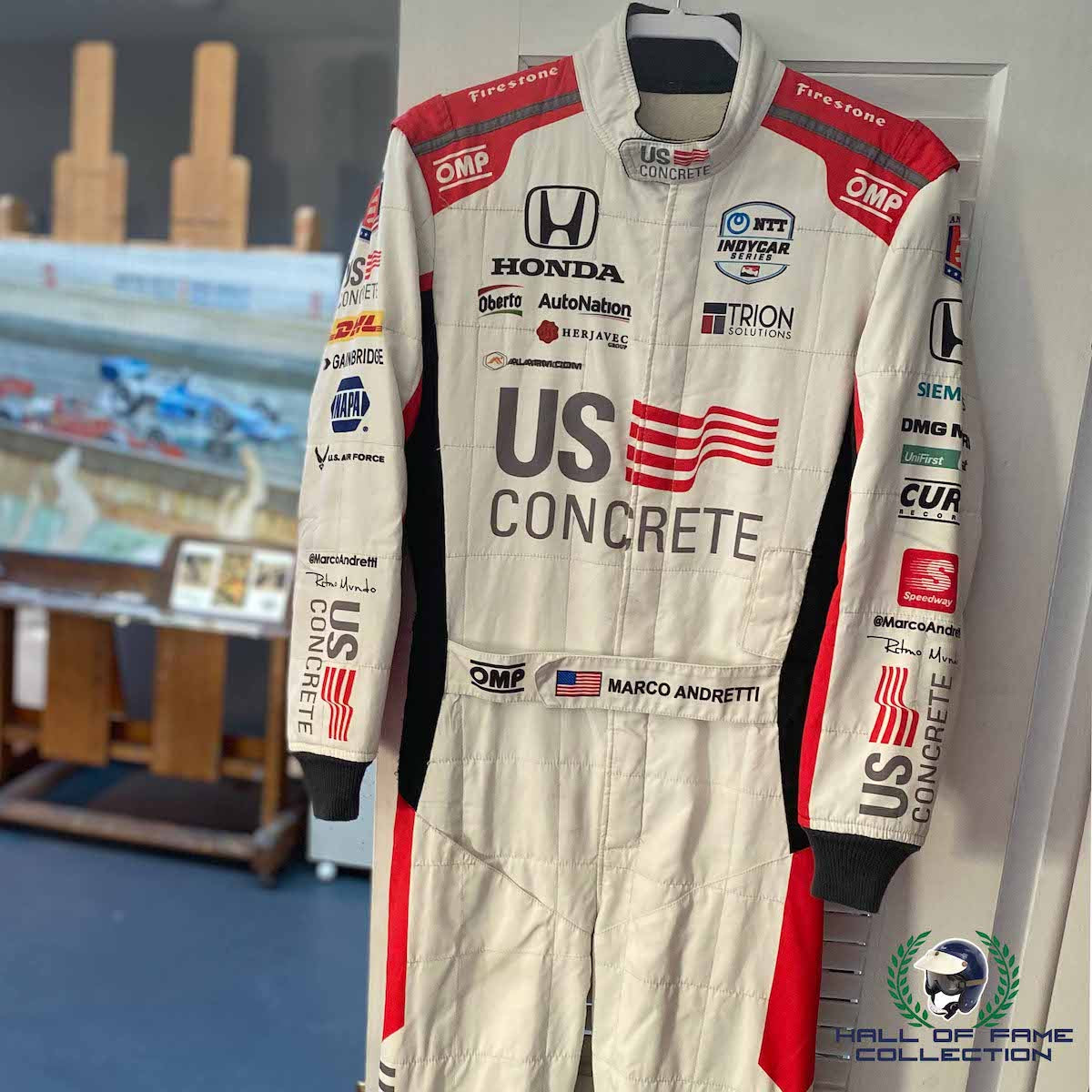 2019 Marco Andretti Race Used Andretti Autosport IndyCar Suit