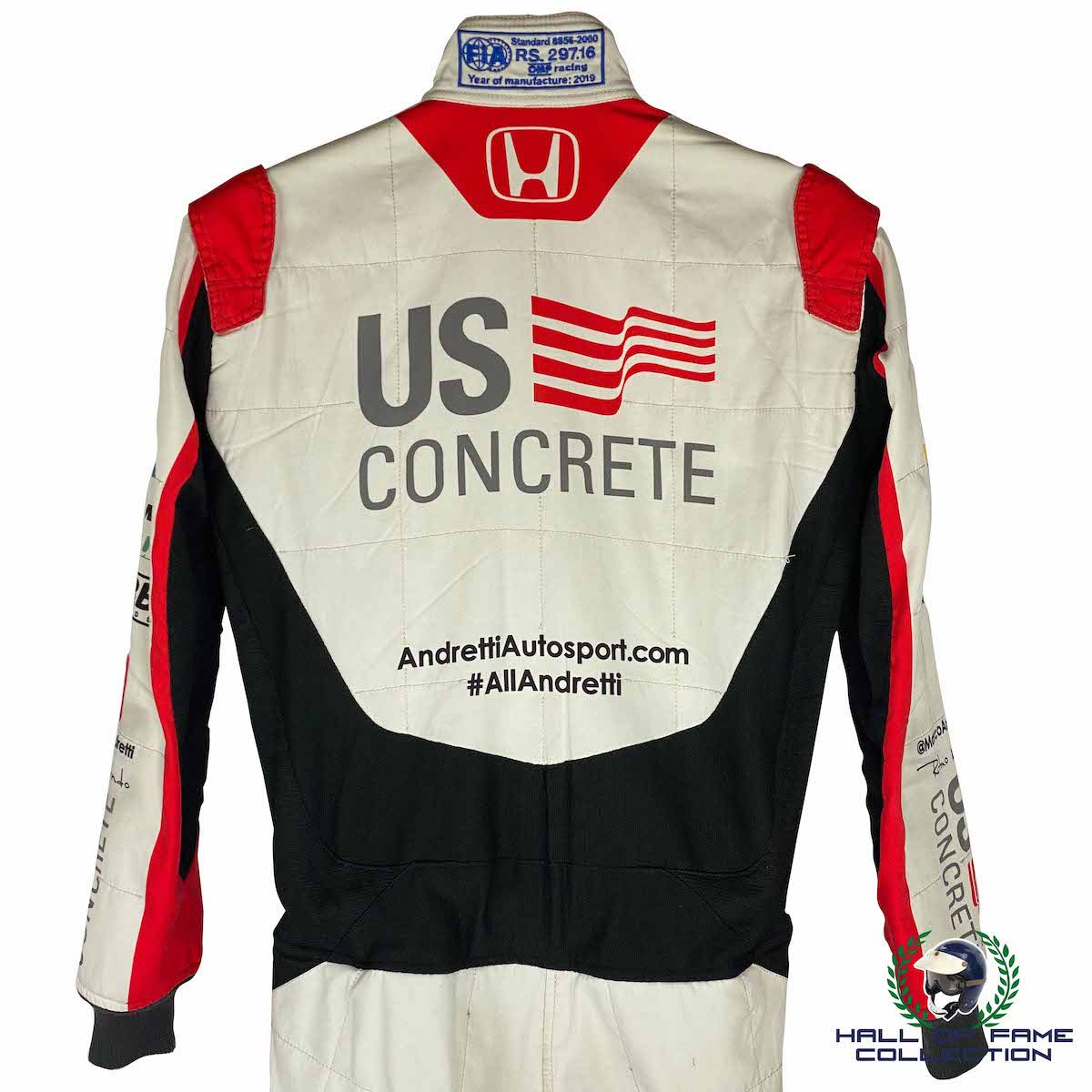 2019 Marco Andretti Race Used Andretti Autosport IndyCar Suit