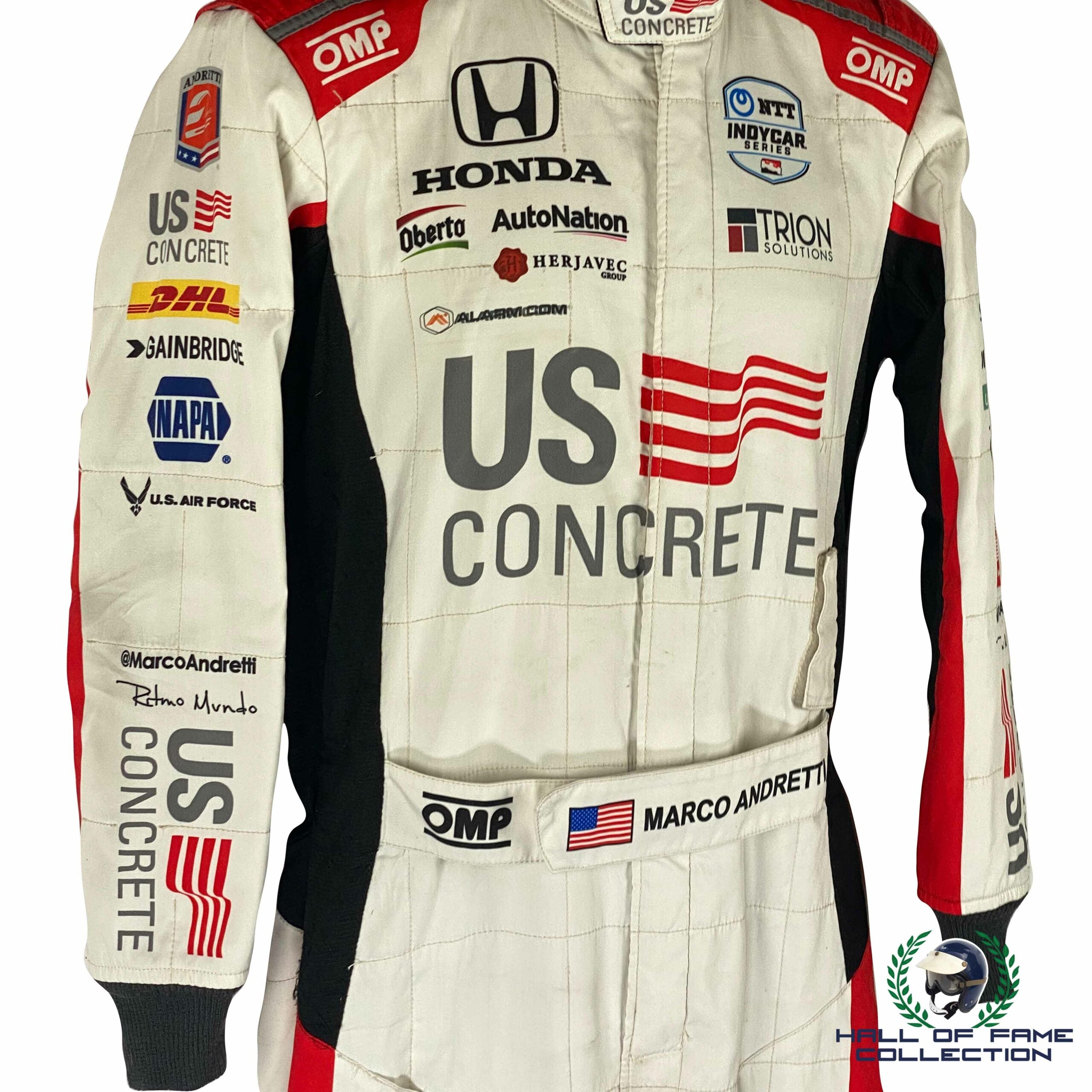 2019 Marco Andretti Race Used Andretti Autosport IndyCar Suit