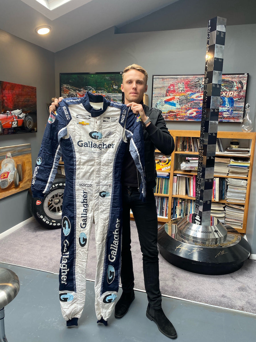 2018 Max Chilton Signed Race Used St Pete / Phoenix Ganassi IndyCar Suit