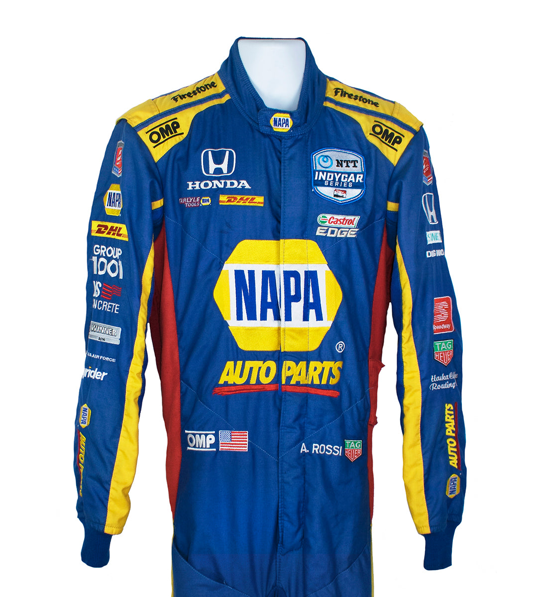 2019 Alexander Rossi Long Beach Grand Prix Race Winning Andretti Autosport OMP IndyCar Suit