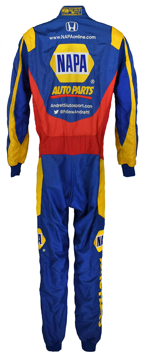 2019 Alexander Rossi Long Beach Grand Prix Race Winning Andretti Autosport OMP IndyCar Suit