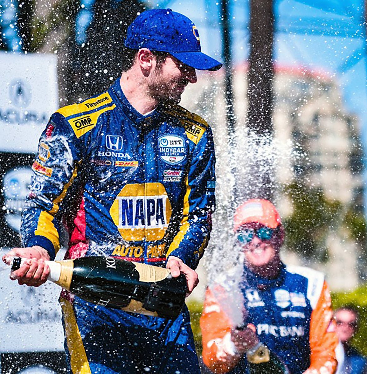 2019 Alexander Rossi Long Beach Grand Prix Race Winning Andretti Autosport OMP IndyCar Suit