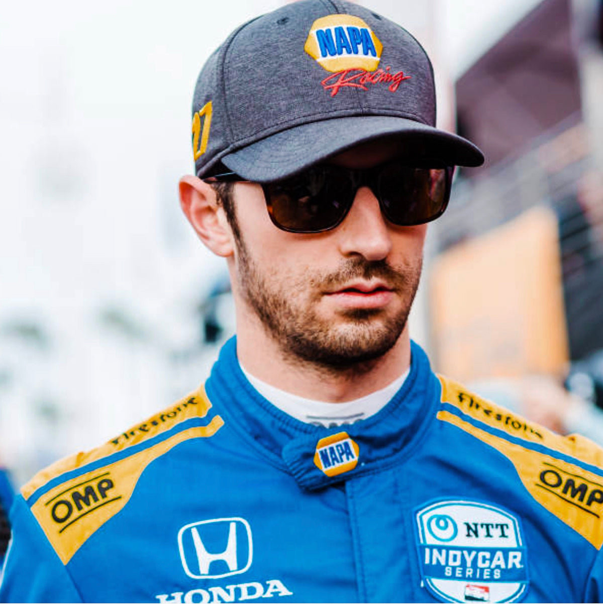 2019 Alexander Rossi Long Beach Grand Prix Race Winning Andretti Autosport OMP IndyCar Suit