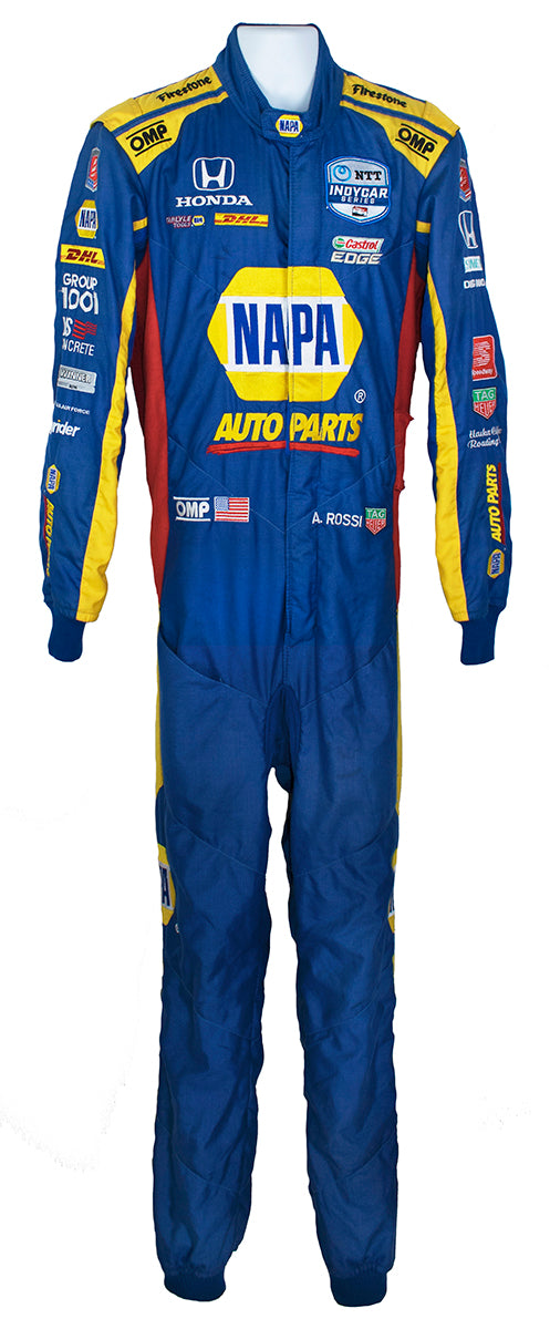 2019 Alexander Rossi Long Beach Grand Prix Race Winning Andretti Autosport OMP IndyCar Suit