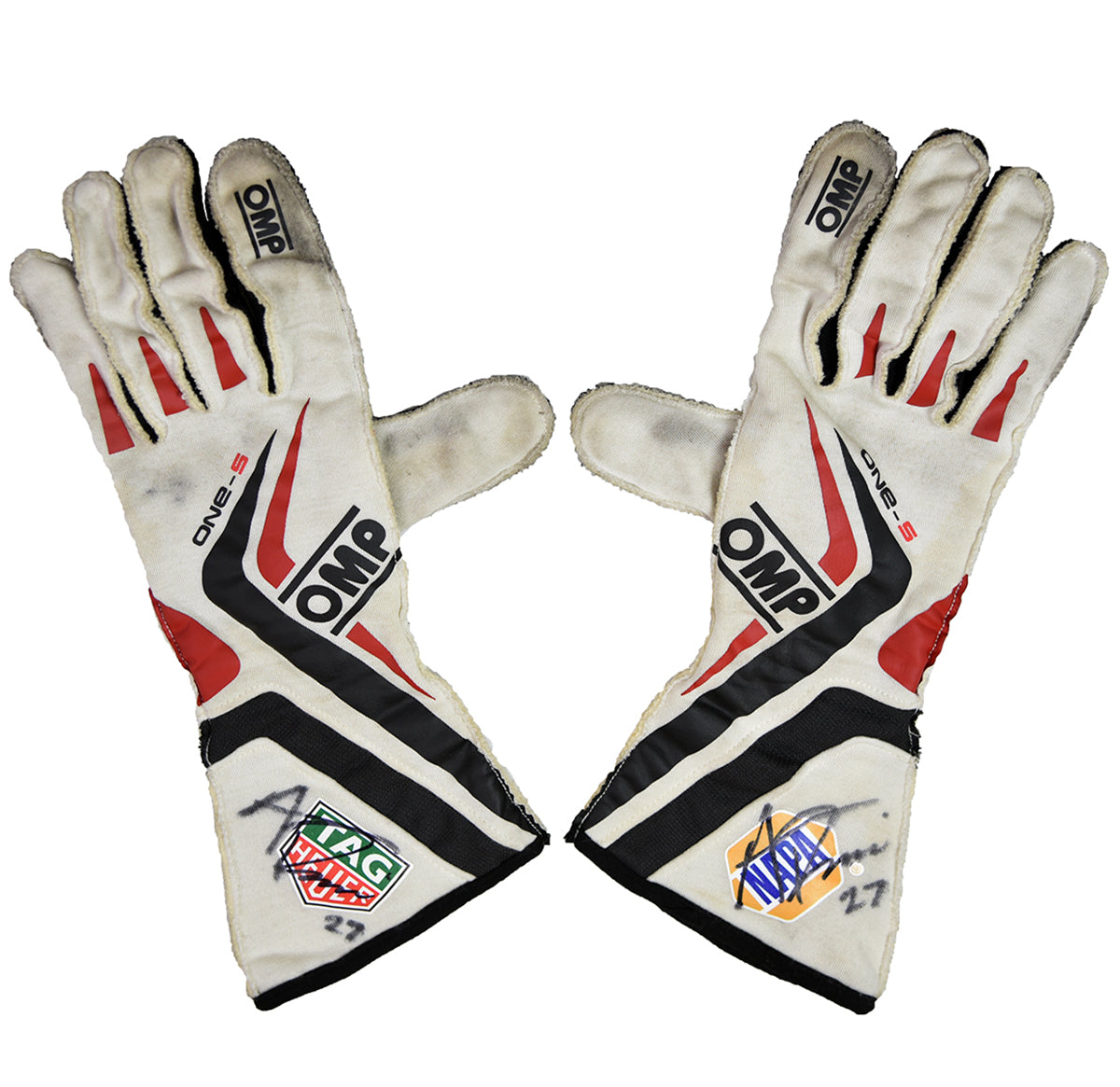 2019 Alexander Rossi Signed Race Used Andretti Autosport St Pete/Texas IndyCar Gloves