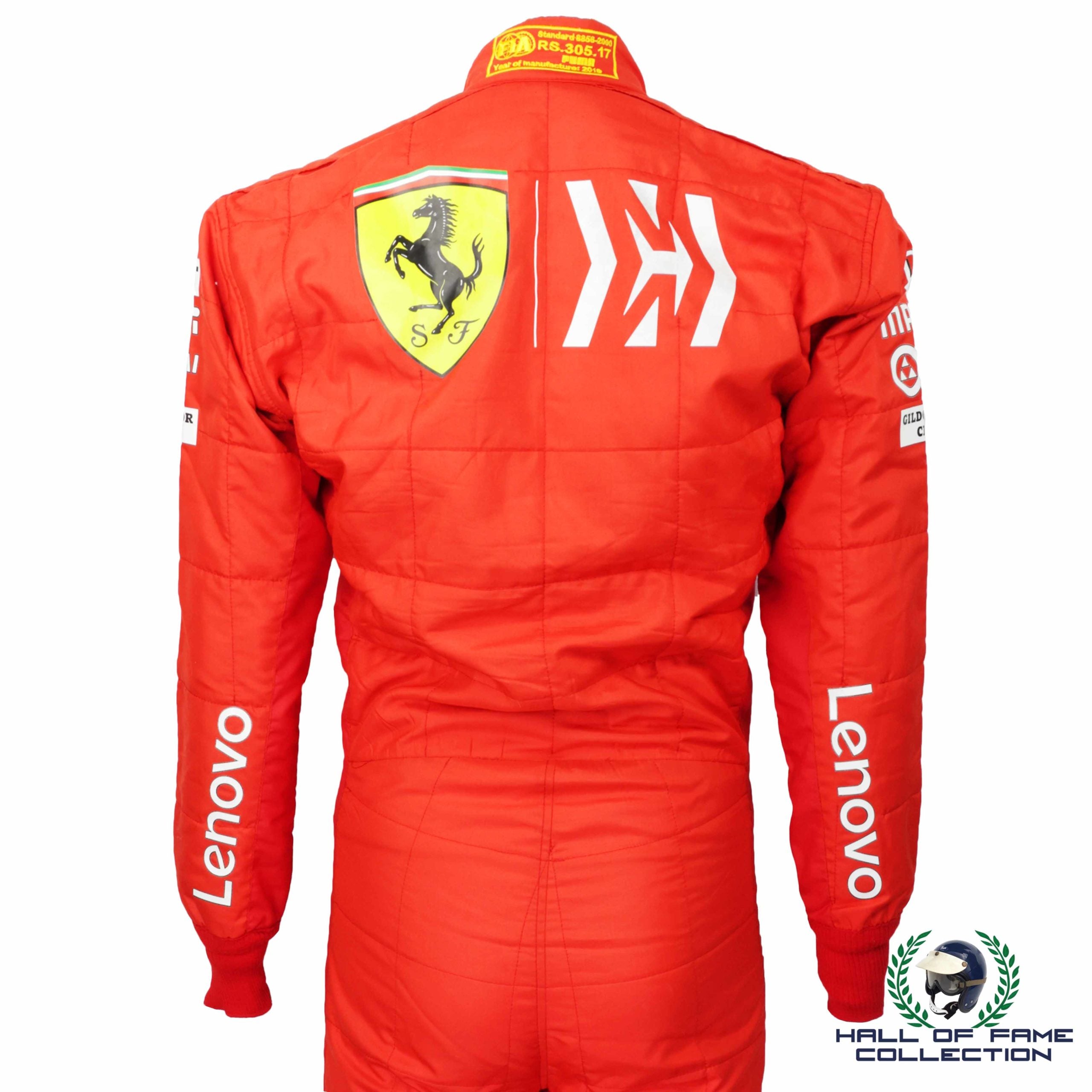 2019 Charles Leclerc Race Used Mission Winnow Scuderia Ferrari F1 Suit