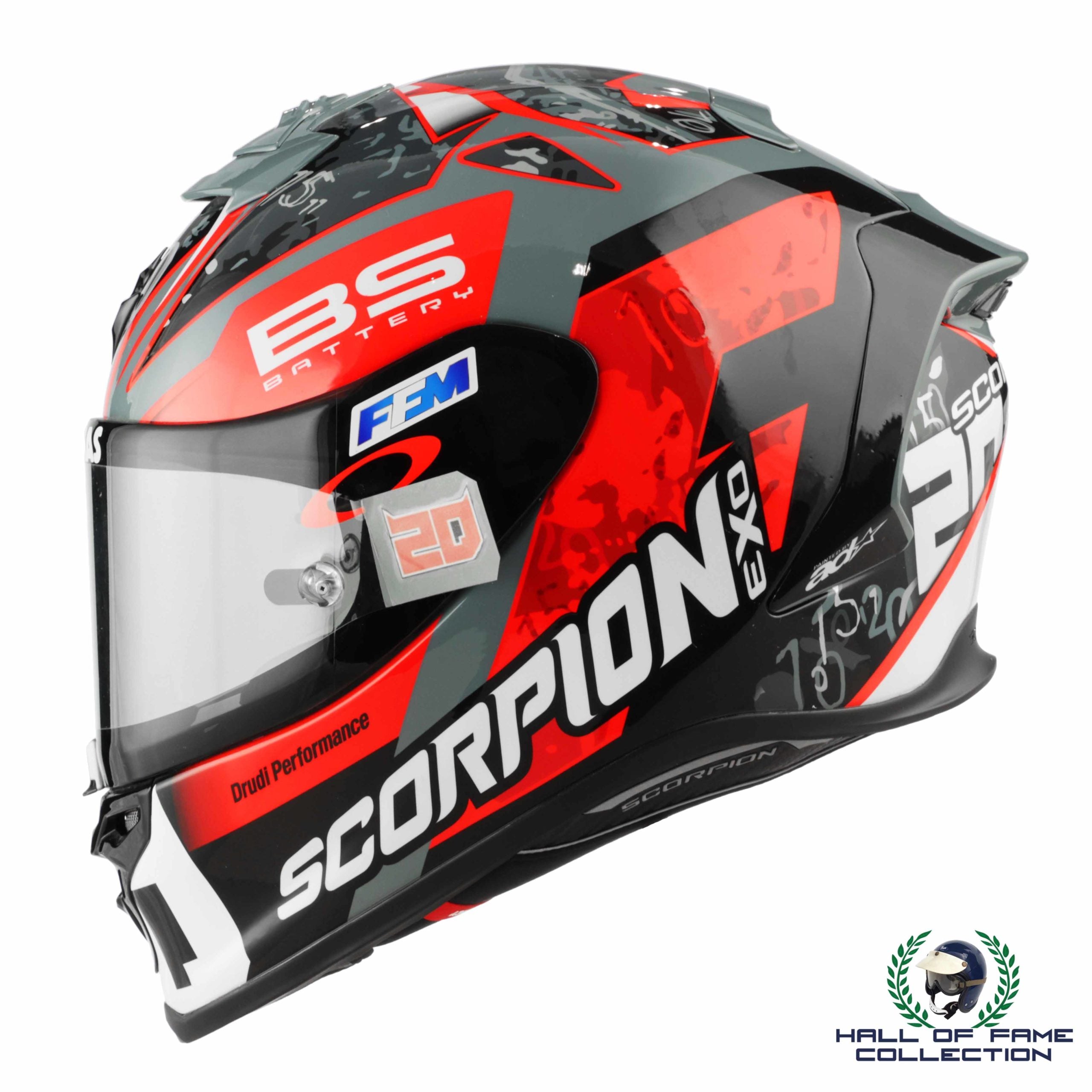 2019 Fabio Quartararo Signed Yamaha Replica Scorpion MotoGp Helmet