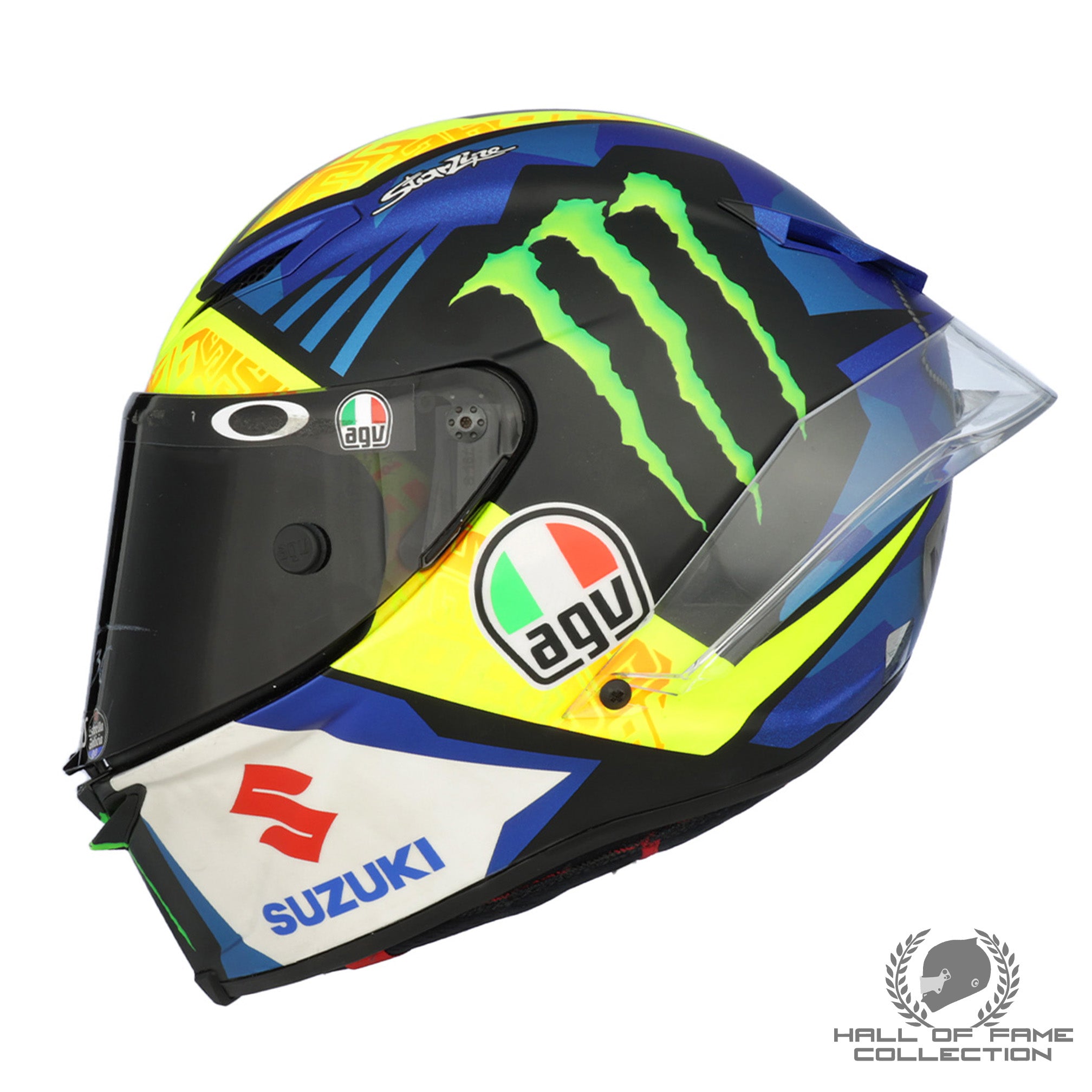 2019 Joan Mir Aragon Thailand Japan Race Used Team Suzuki Ecstar Rookie Season MotoGP Helmet