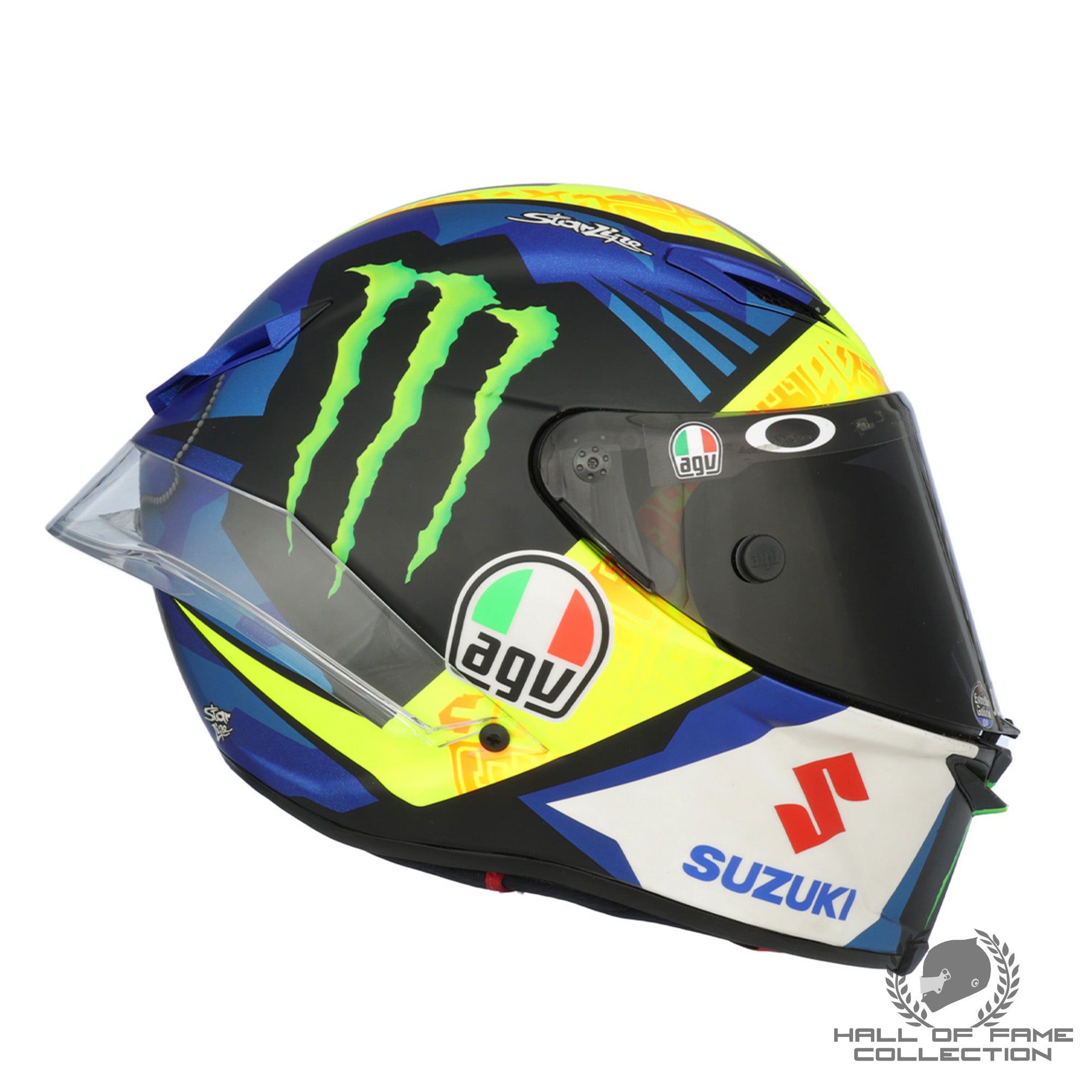 2019 Joan Mir Aragon Thailand Japan Race Used Team Suzuki Ecstar Rookie Season MotoGP Helmet