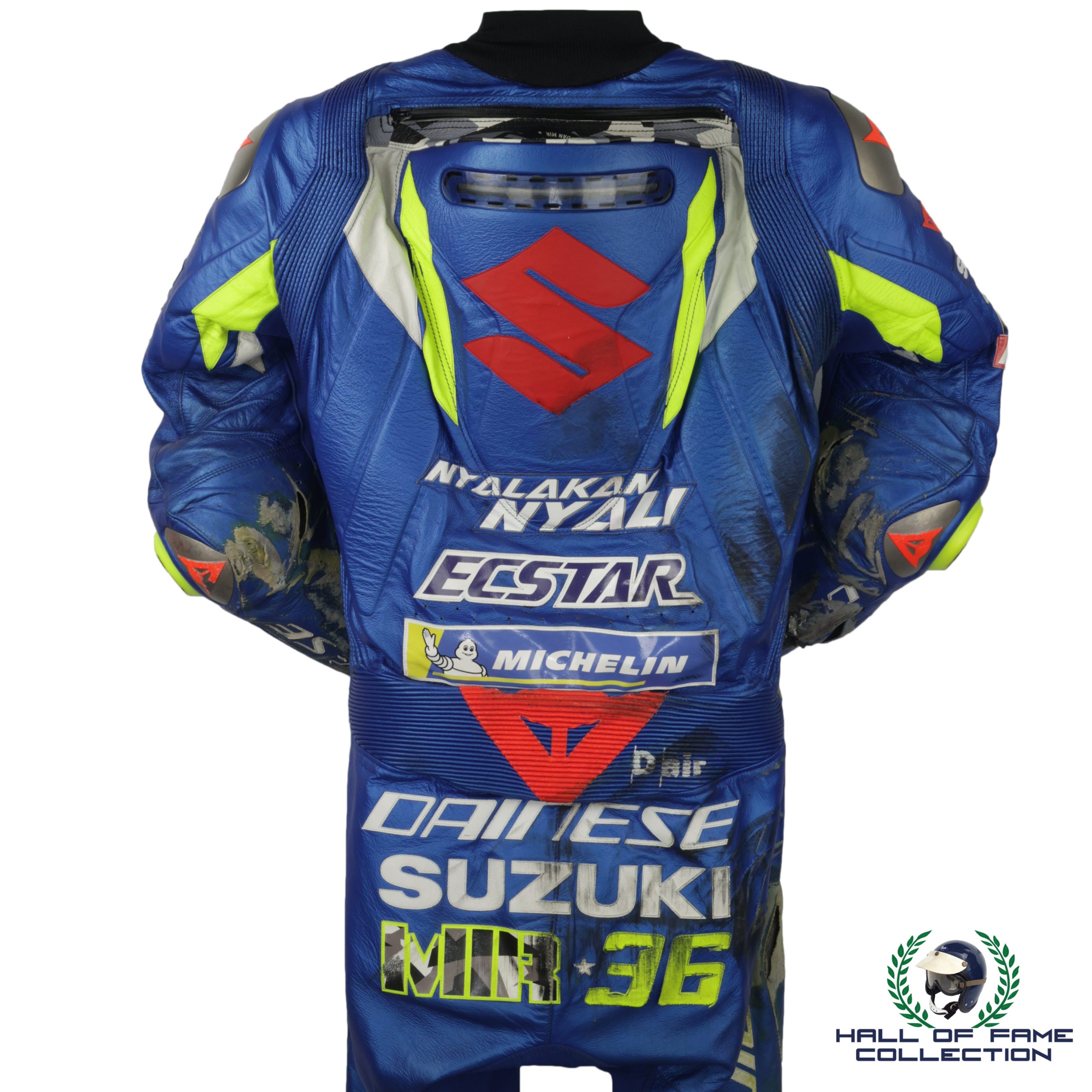 2019 Joan Mir Brno Crash Used Team Suzuki MotoGP Leathers