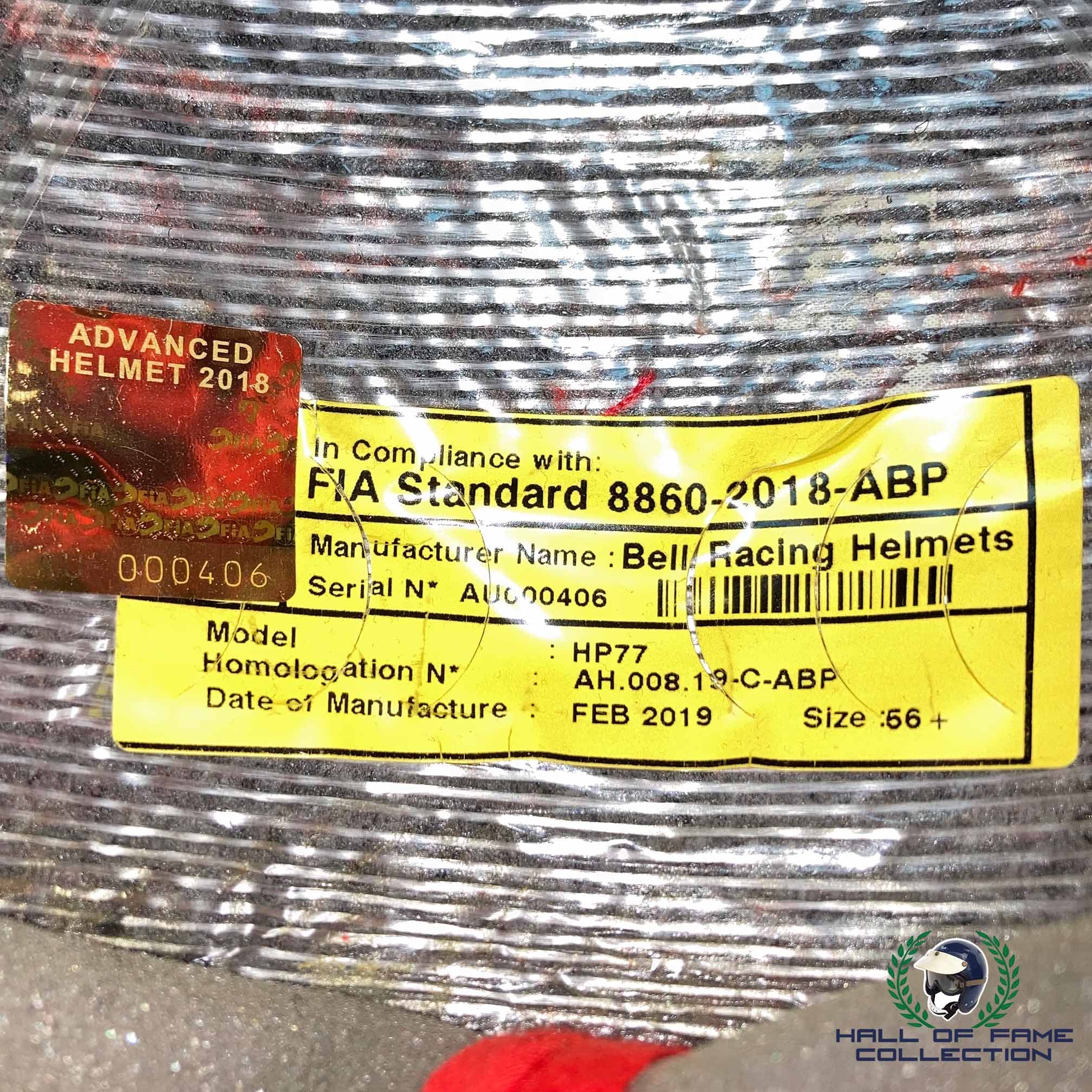 2019 Kevin Magnussen Italian GP Used Haas F1 Helmet