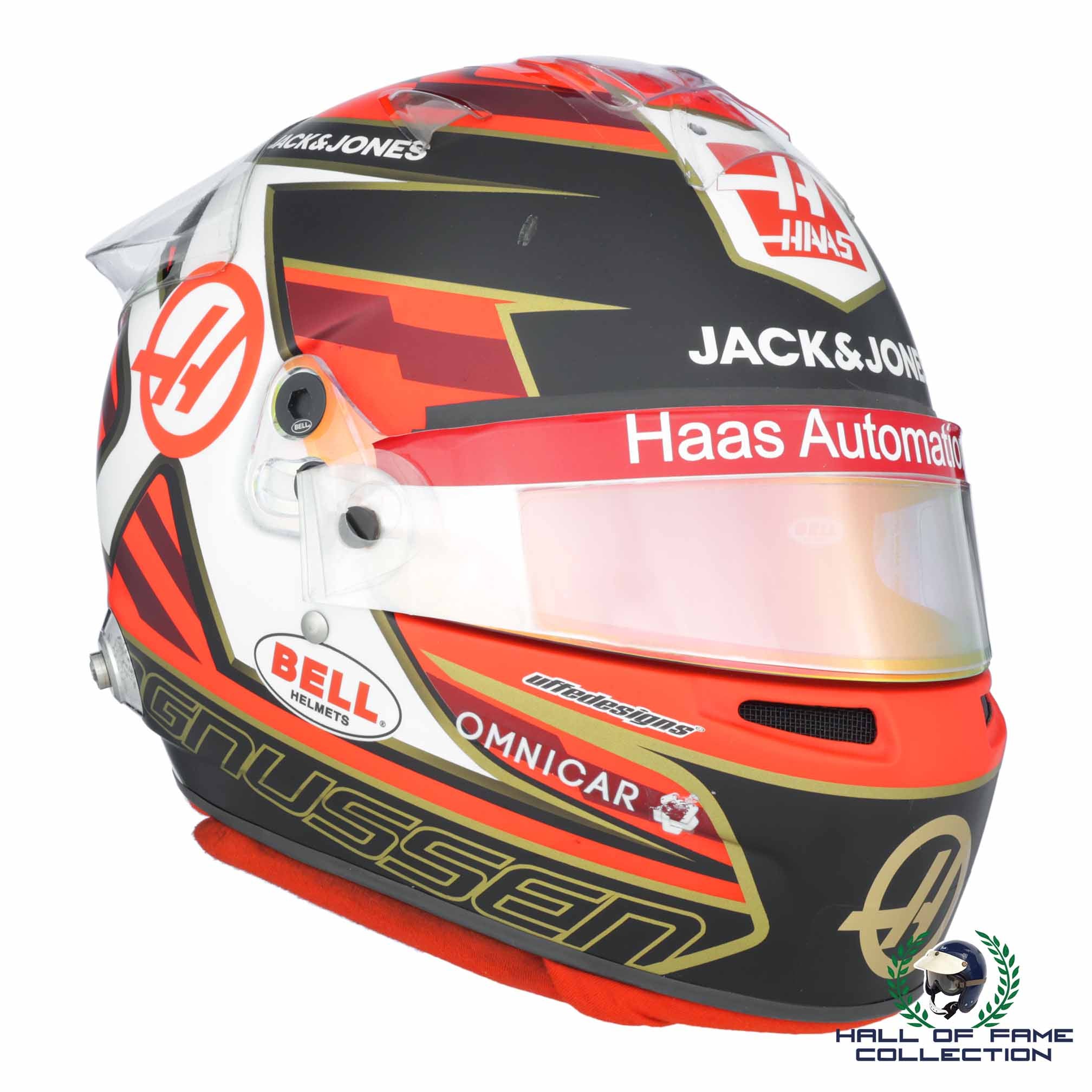 2019 Kevin Magnussen Italian GP Used Haas F1 Helmet