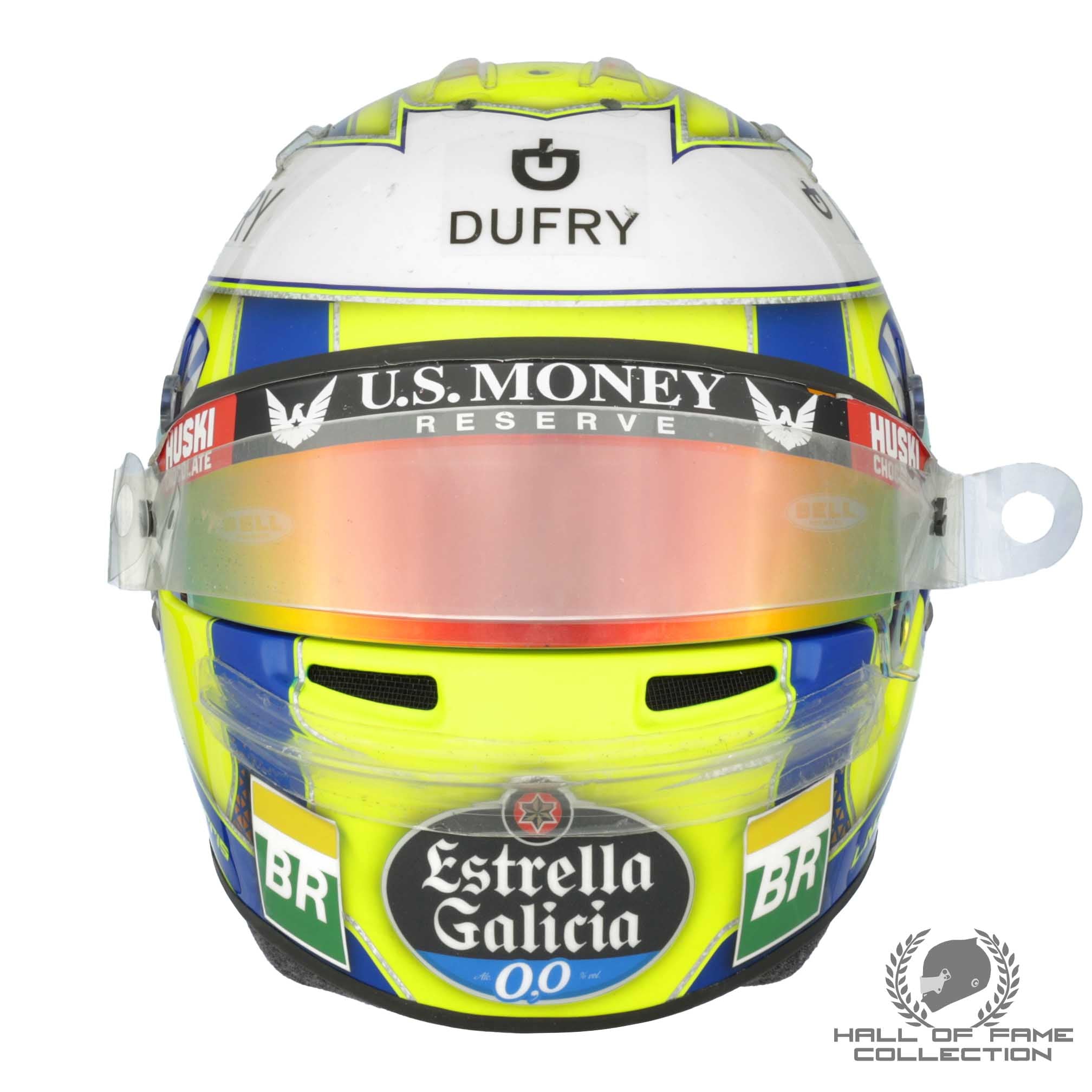 2019 Lando Norris Austrian GP Race Used McLaren F1 Helmet - Hall