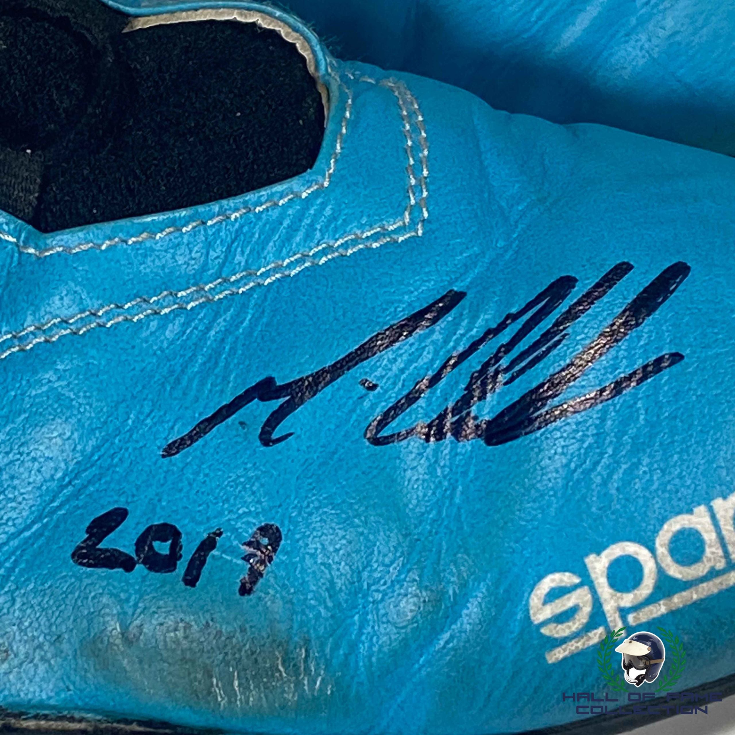 2019 Max Chilton Signed Race Used St Pete / Texas / Toronto Carlin Racing IndyCar Boots