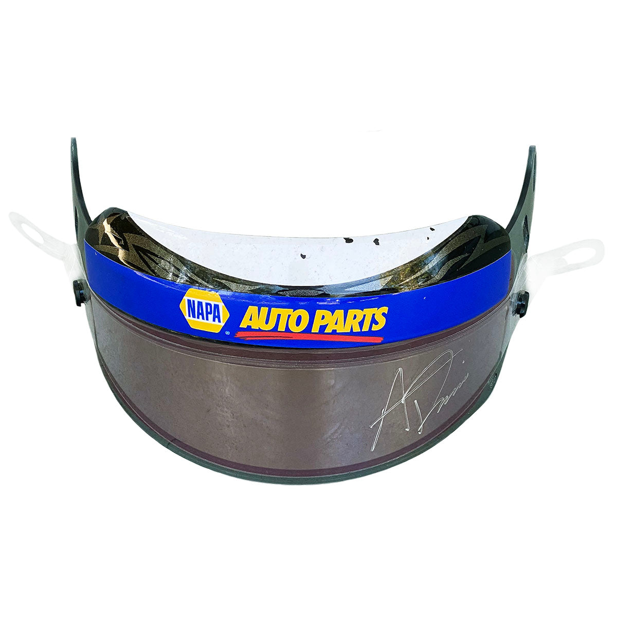 2019 Alexander Rossi Signed Race Used Andretti Autosport NAPA Helmet Visor